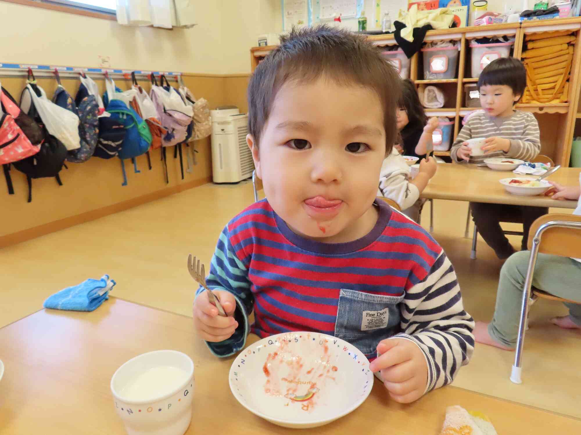 甘くて美味しいいちごジャム☆　もっと食べたいな～♪