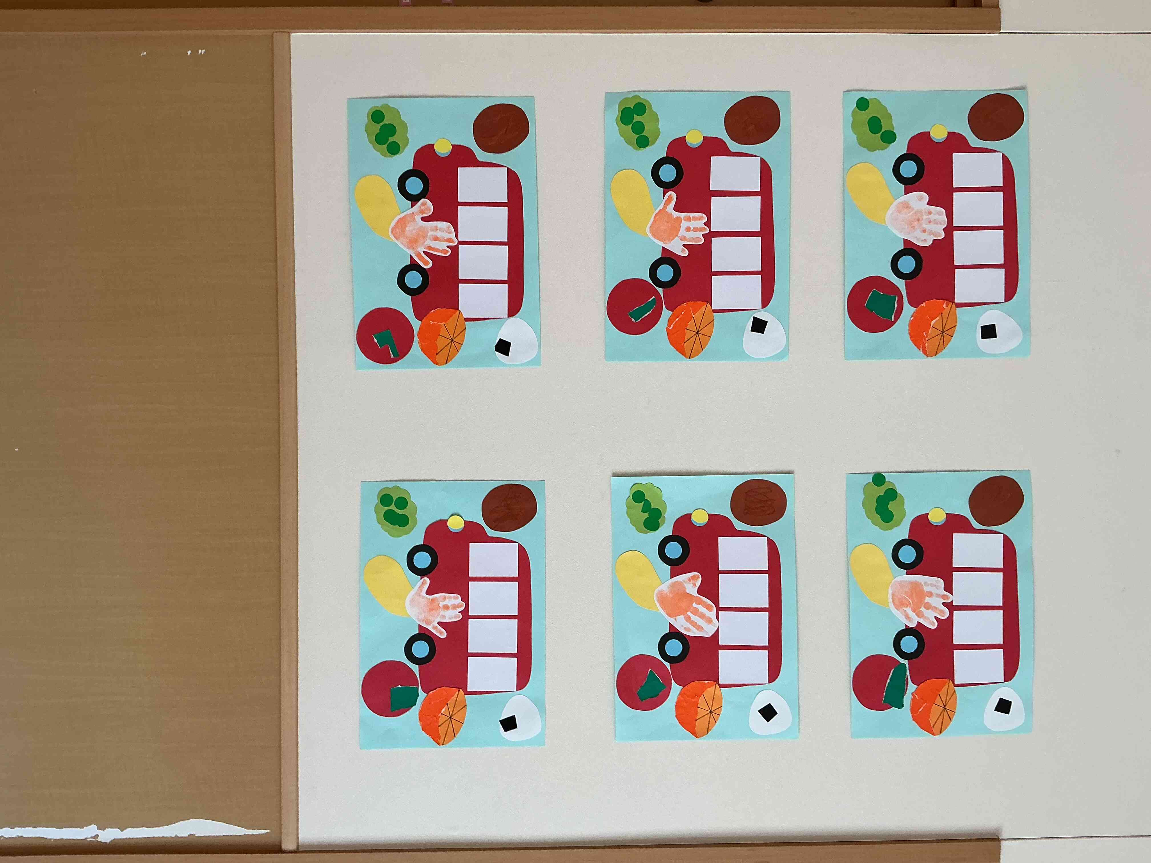 美味しそうなおべんとうバスの完成！