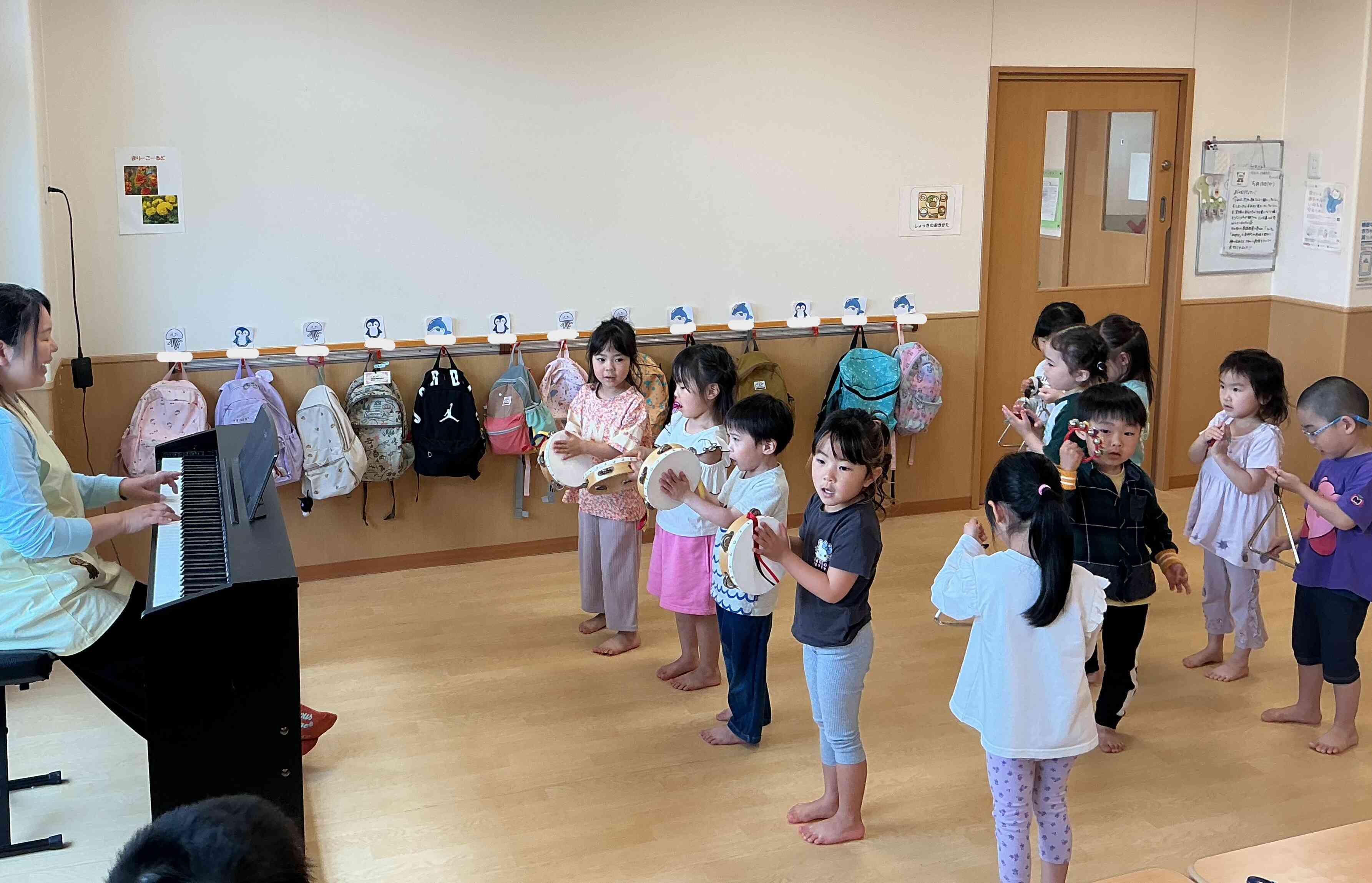 楽器遊び♪～4歳児ぱんだ組～