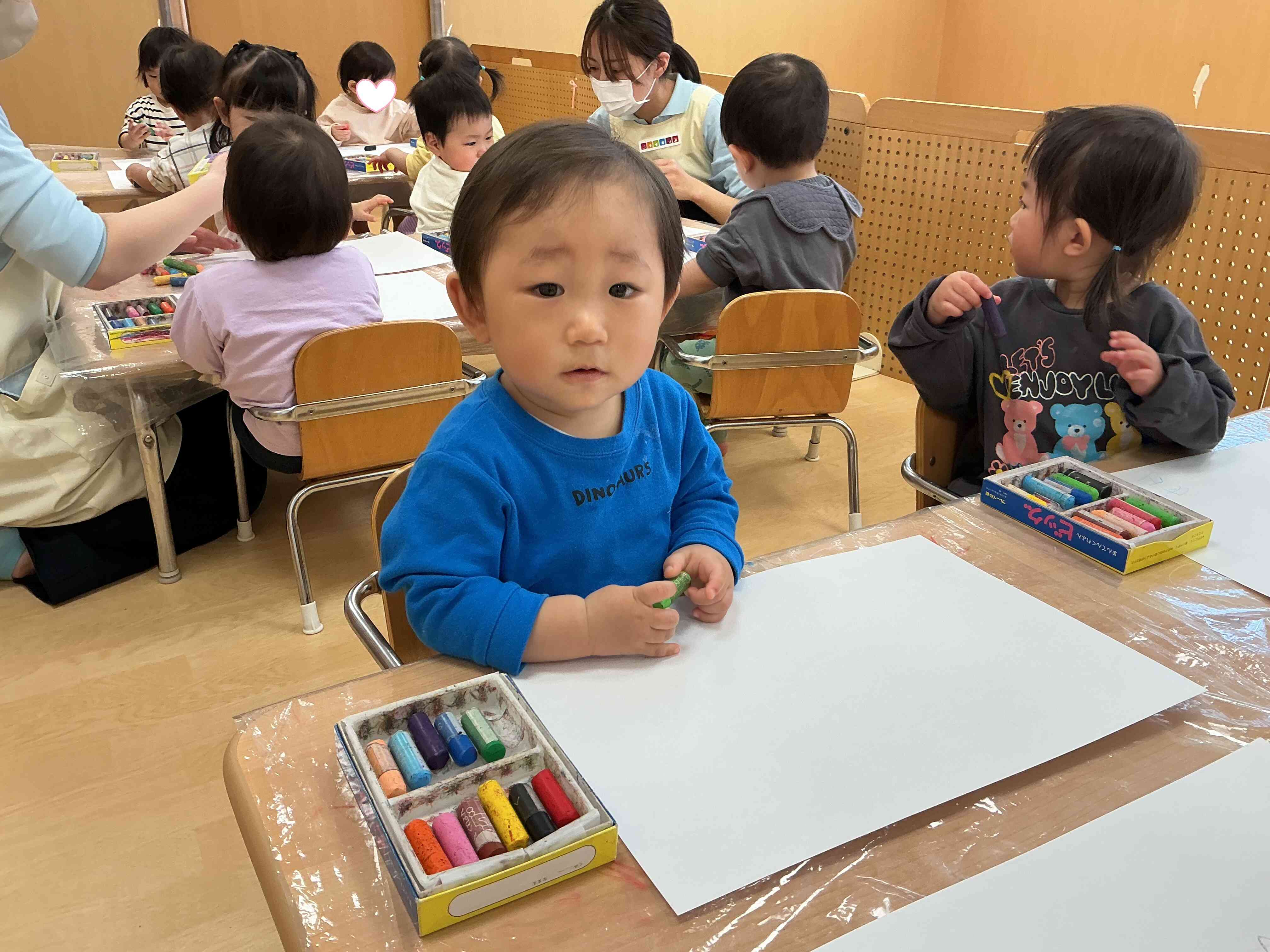 みんなでおえかきをしたよ！