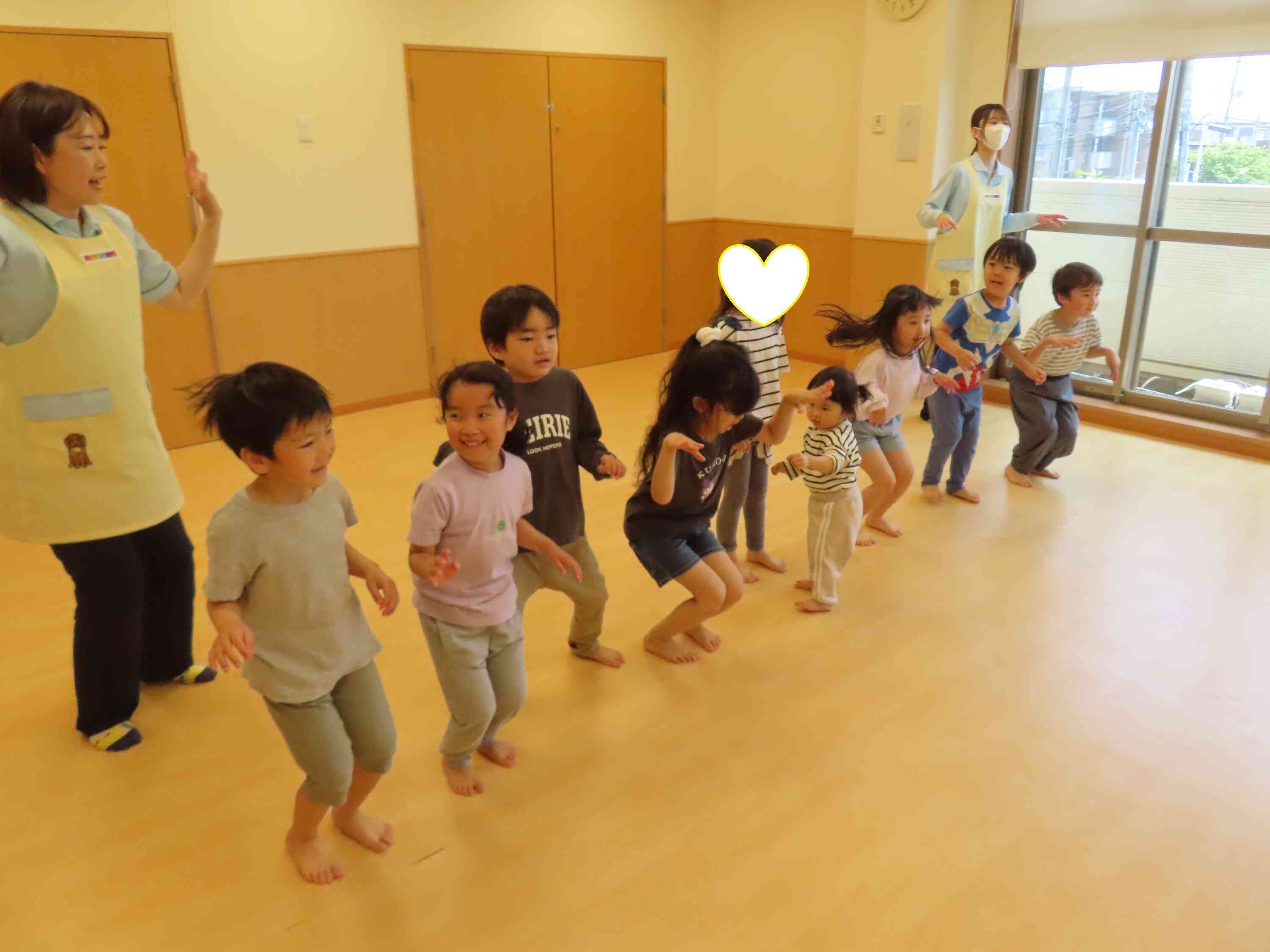 かえるの体操１２３４♪