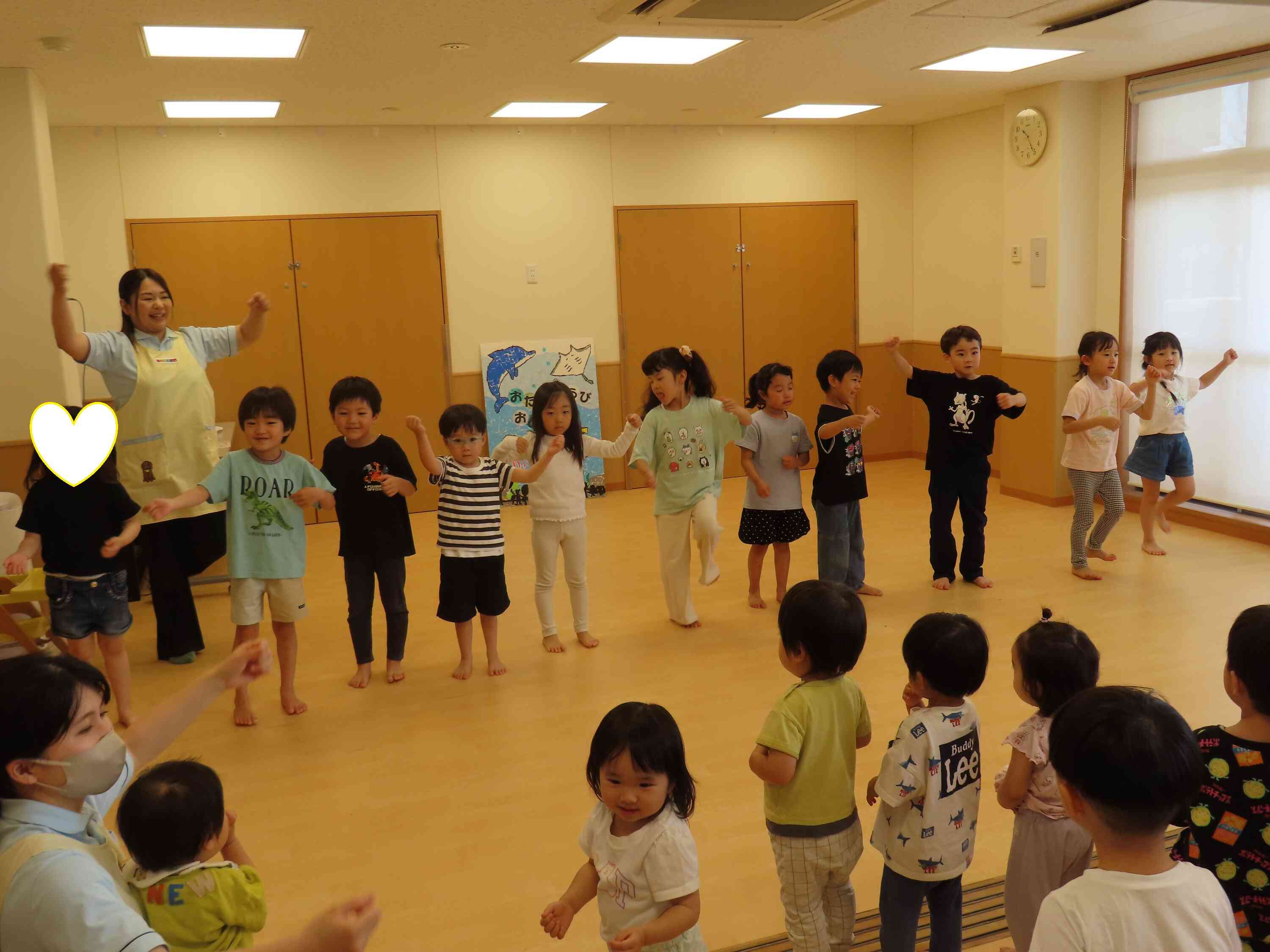 夏祭りの踊りも練習しました♪