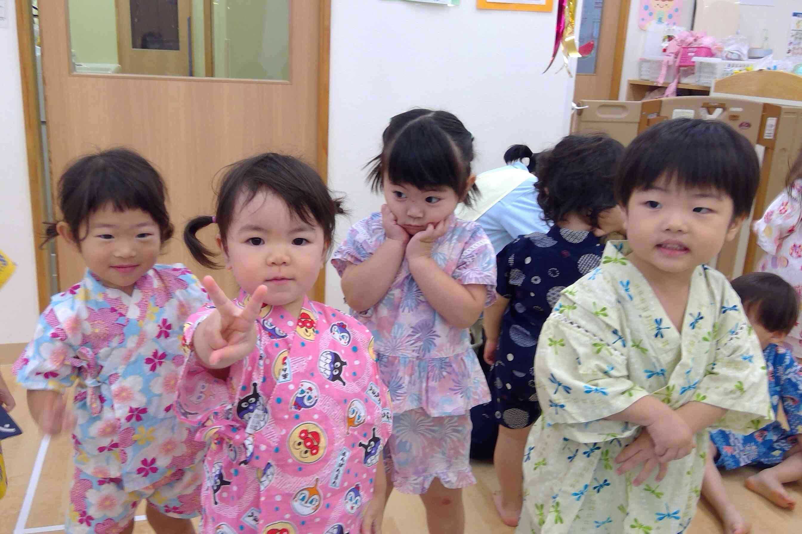 甚平がとっても似合っています!