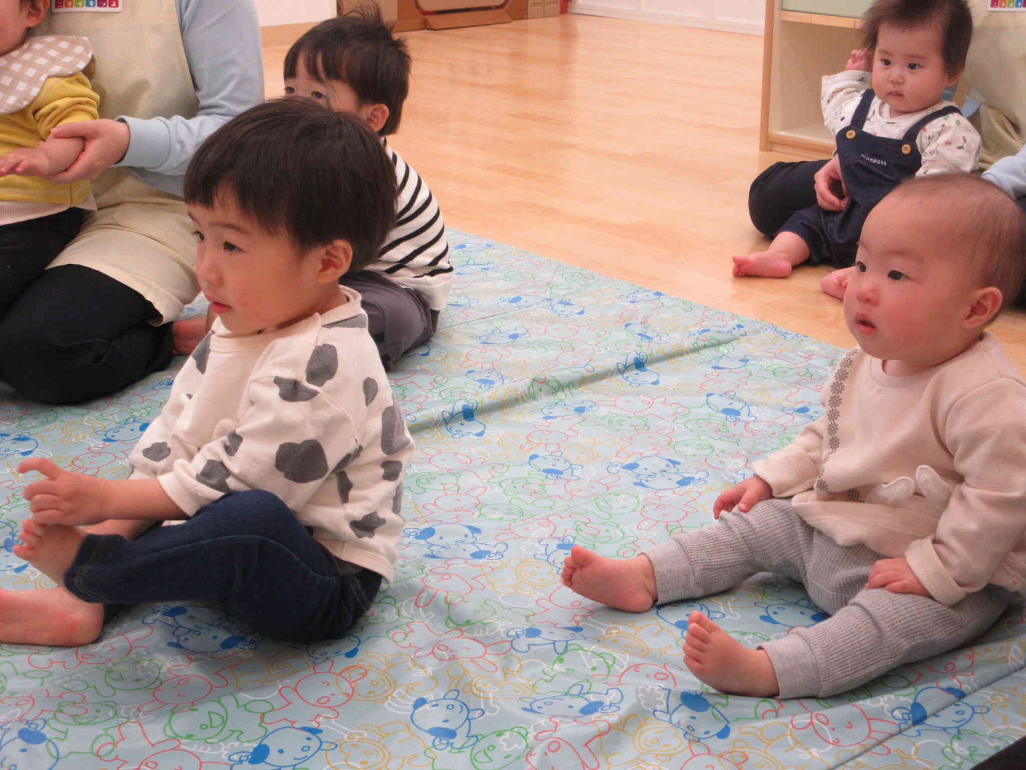 お友だちがたくさん「おめでとう！」と言ってくれました。