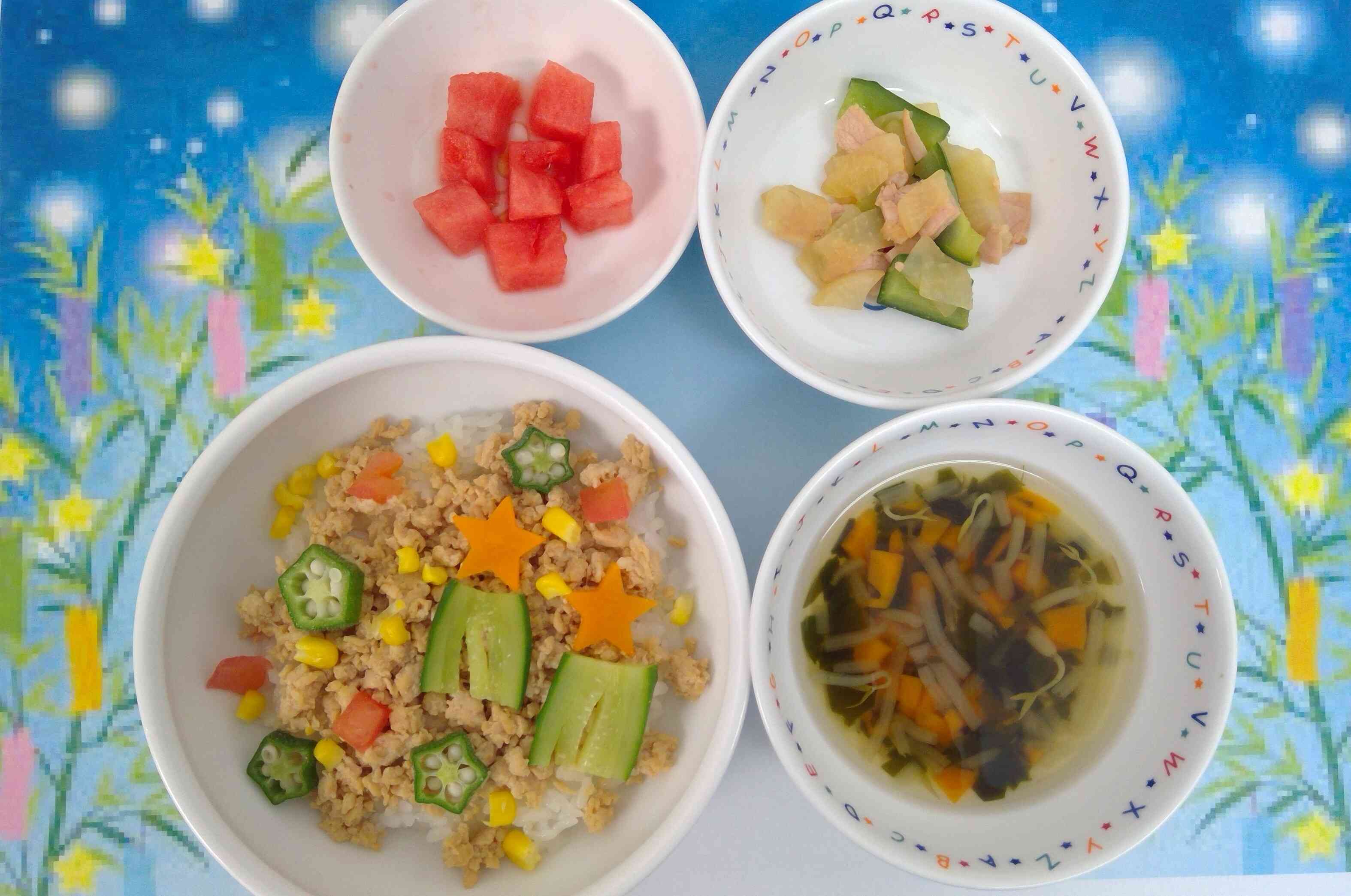 七夕給食