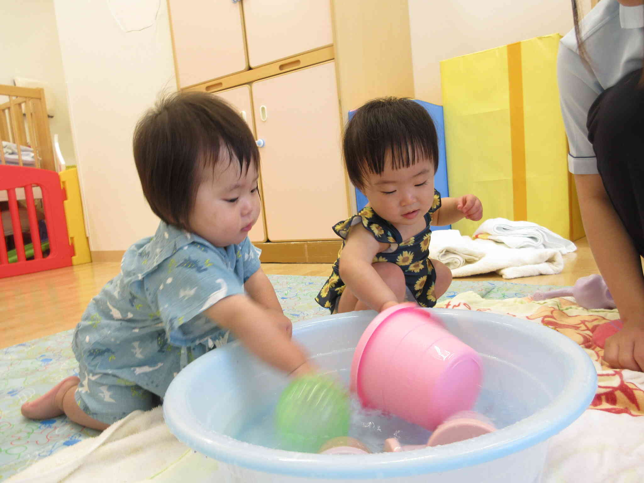 楽しい水遊び♪