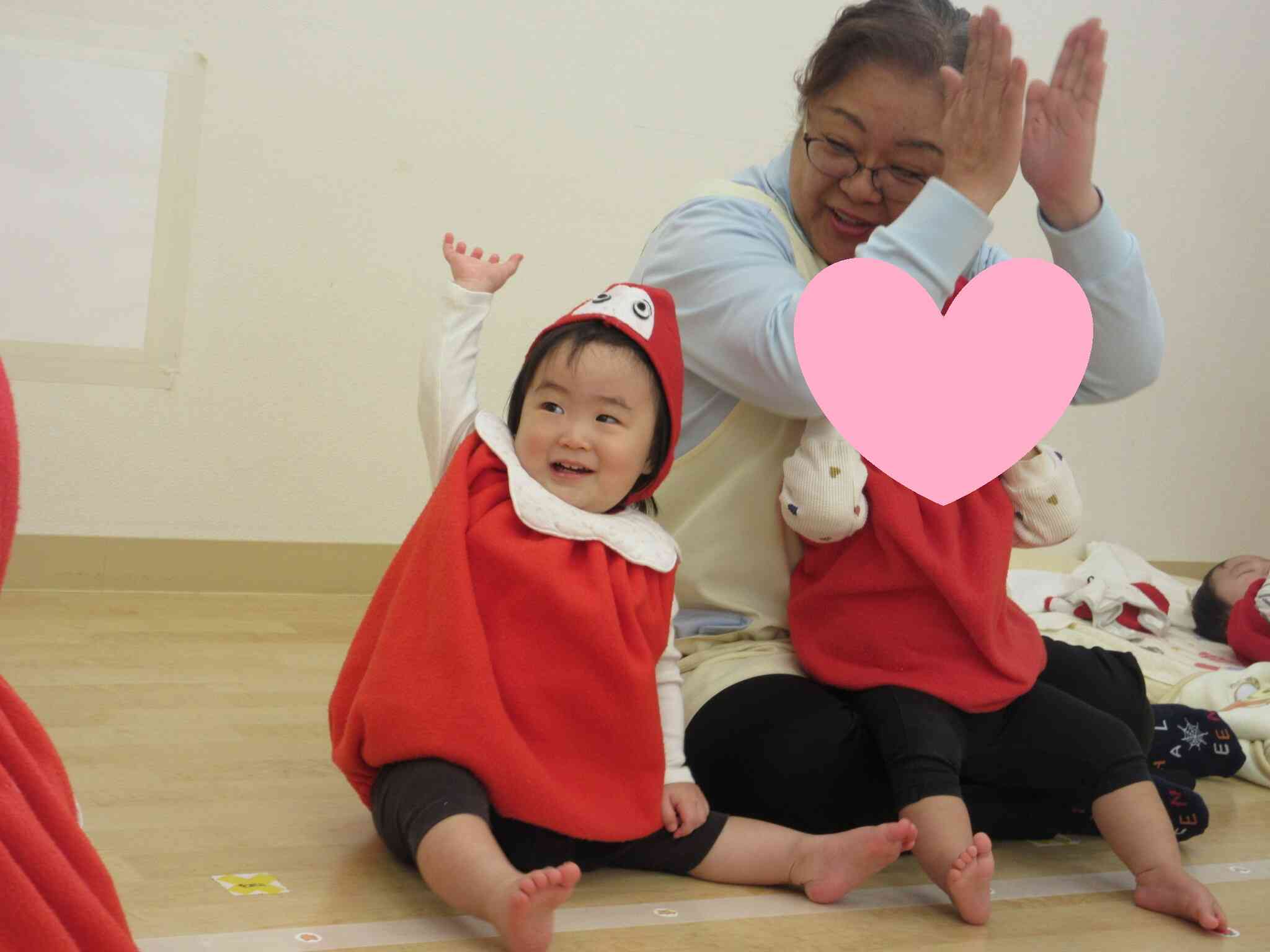 かわいいだるまさんになりました！