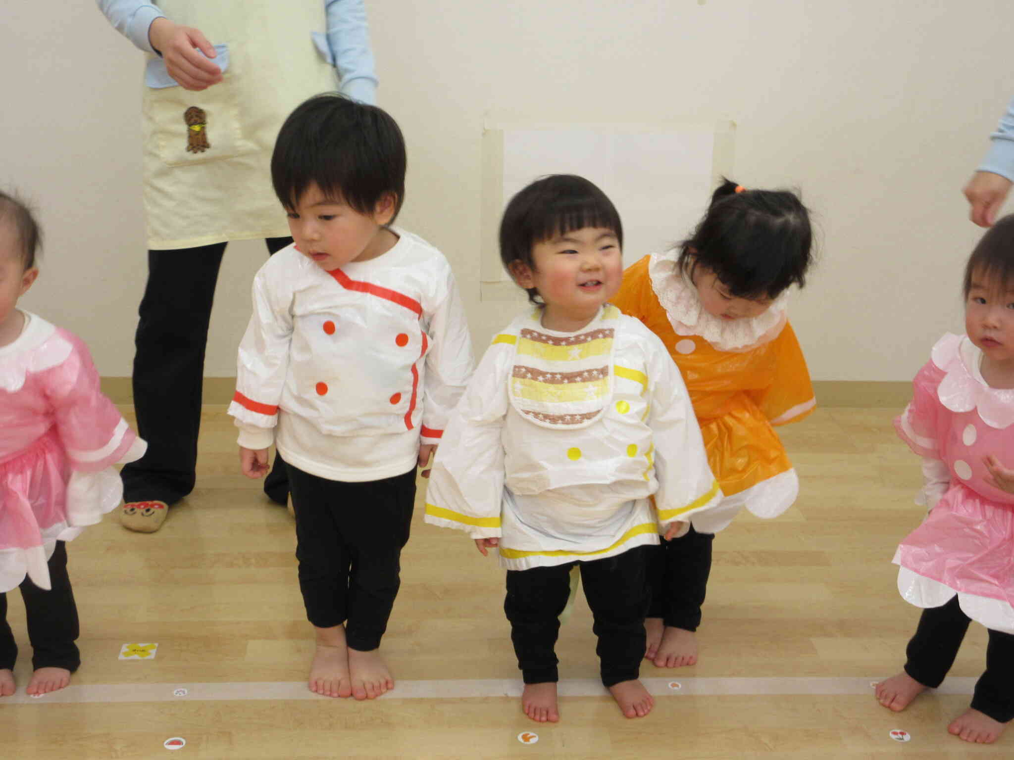 先生手作りの衣装もとても似合っています！