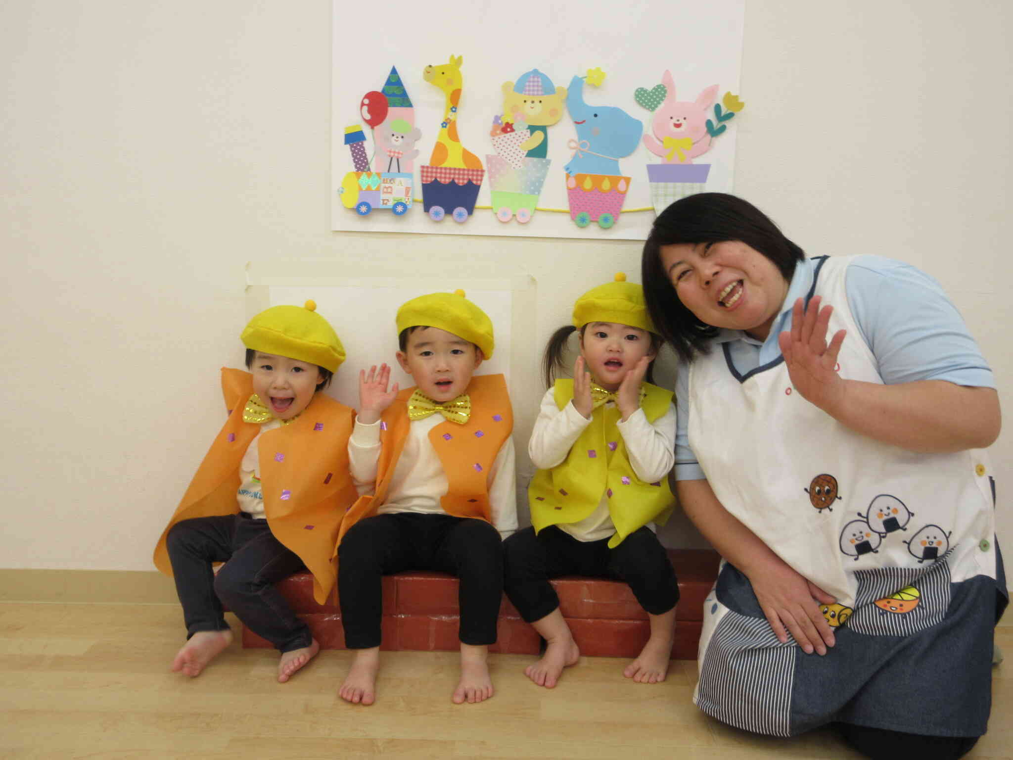 うさぎ組さん、はいチーズ！