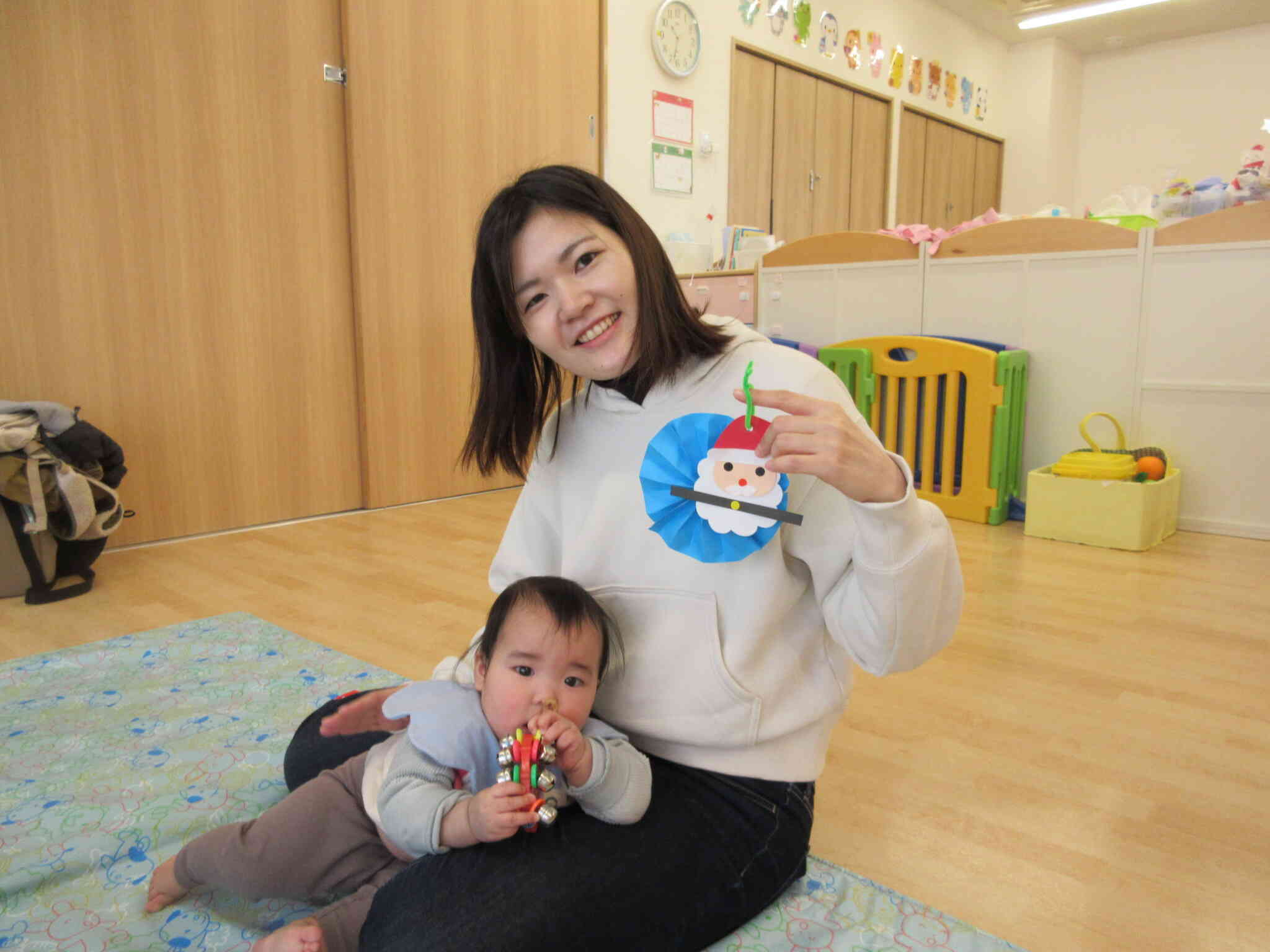 可愛いサンタさんの完成！