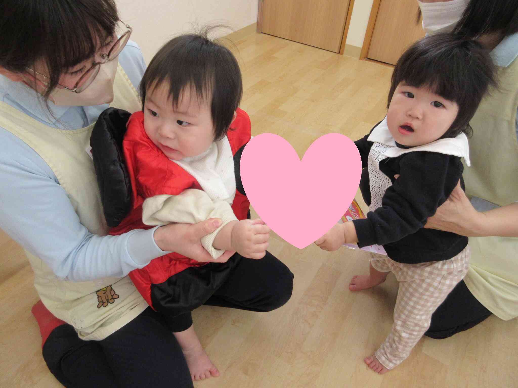 いつも一緒に遊んでいる仲良しなお友だち♪