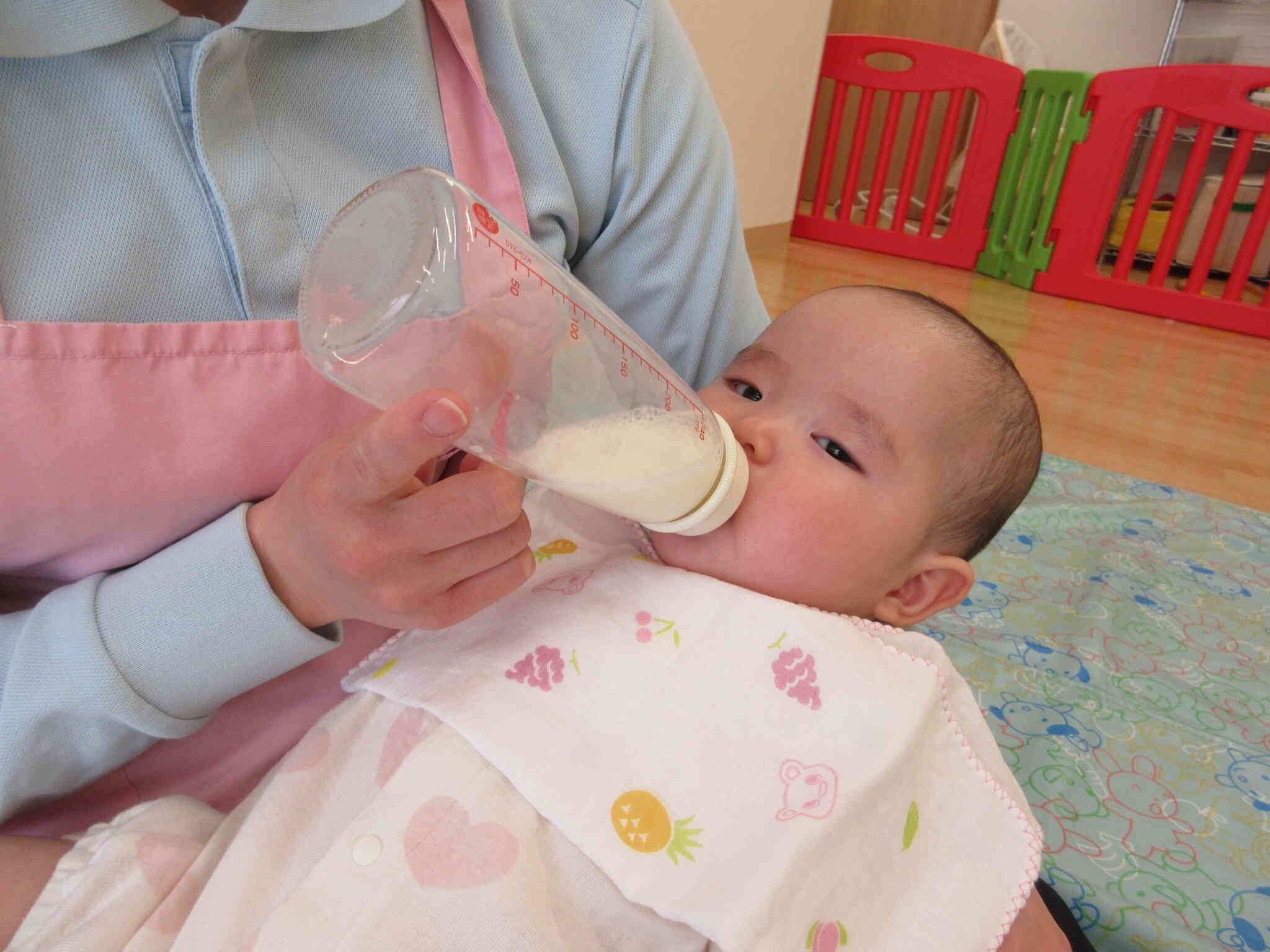 ミルクもたくさん飲むよ！