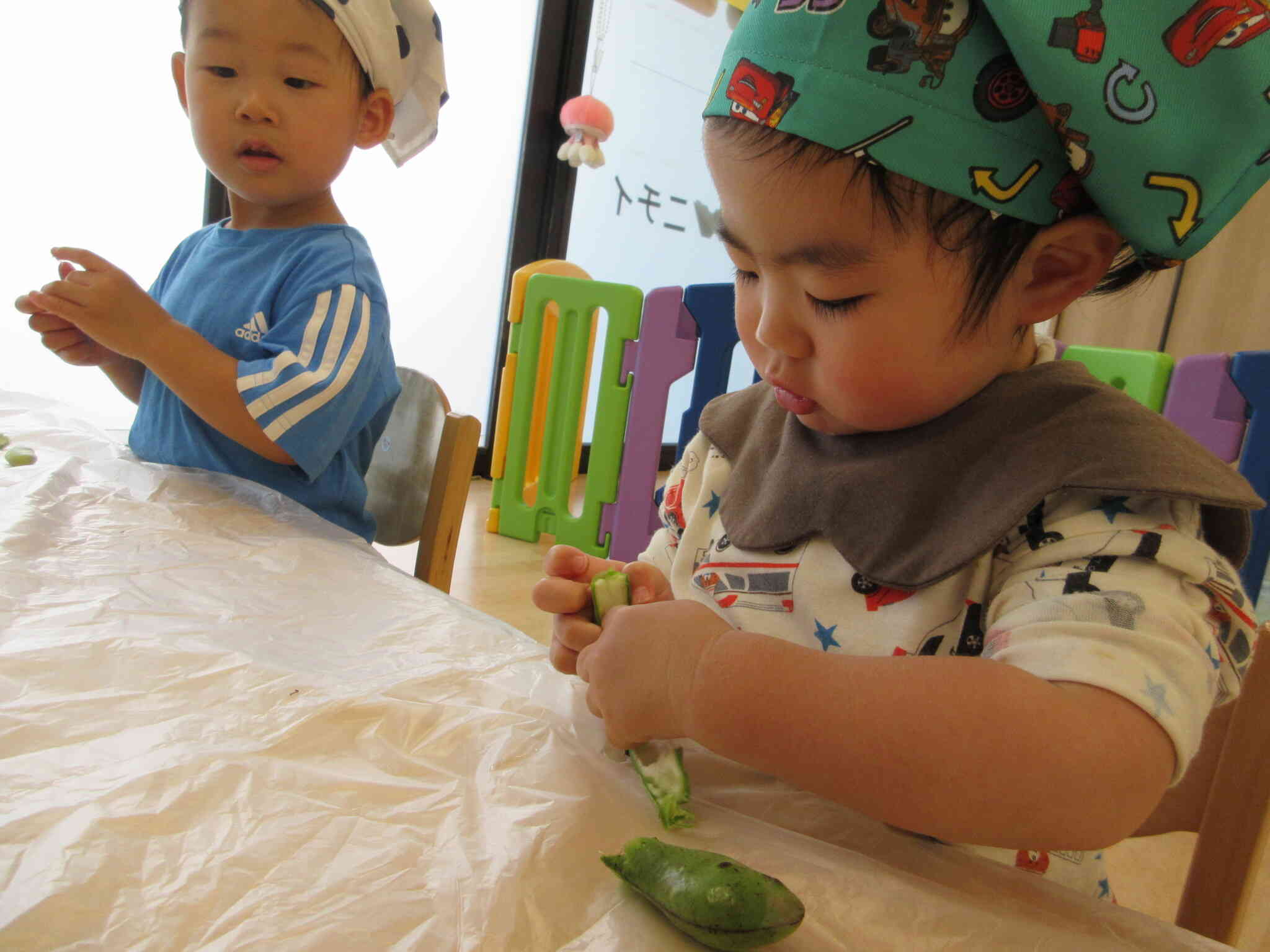 ５月の食育活動（2歳児）