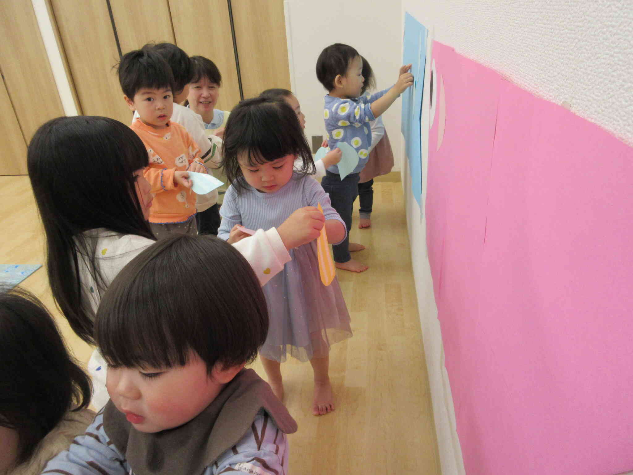 みんな集中しています