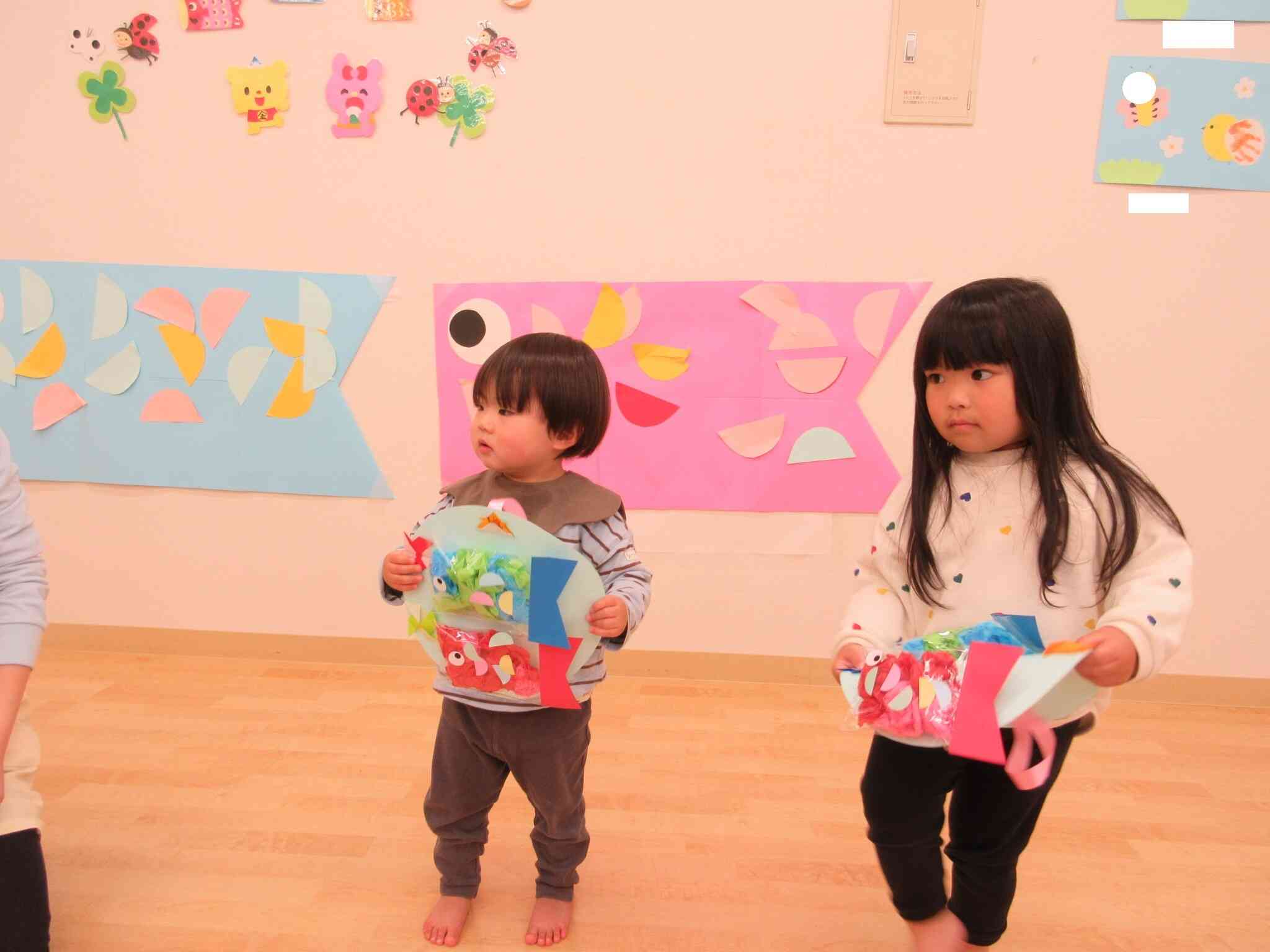 こいのぼりとうさぎ組（２歳児）