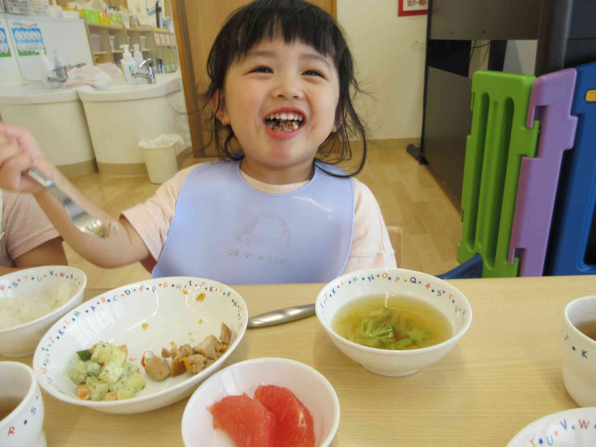 一人で食べられるよ