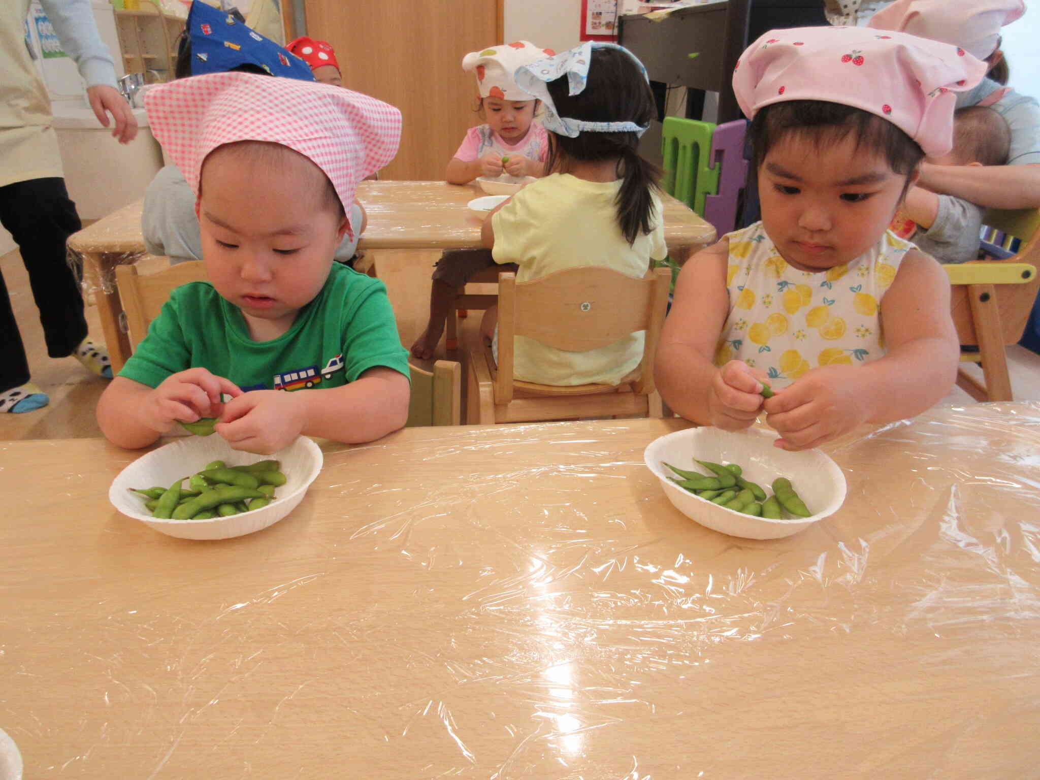 集中してます
