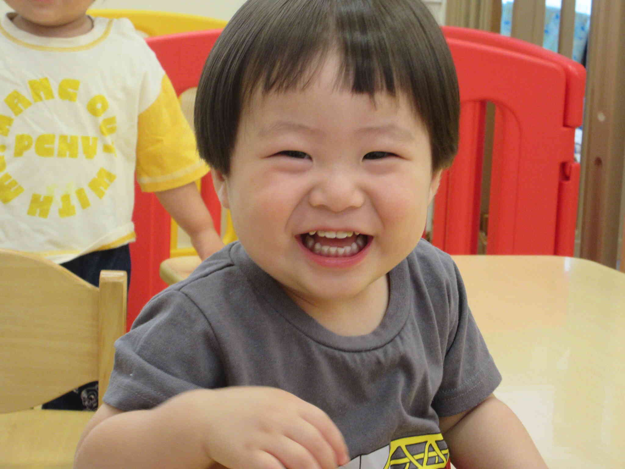 かわいい笑顔です！