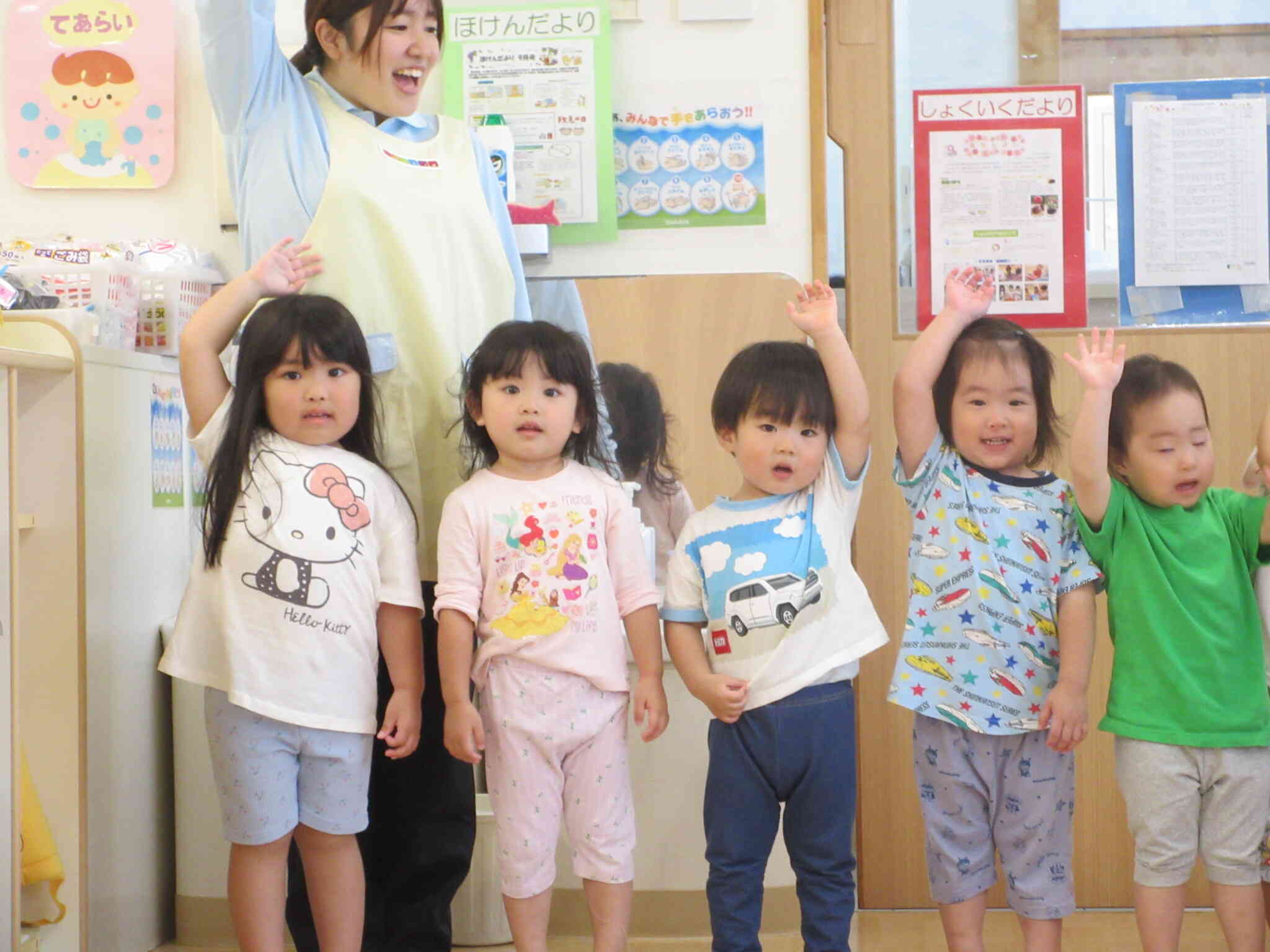 うさぎ組（2歳児）選手宣誓頑張りました！