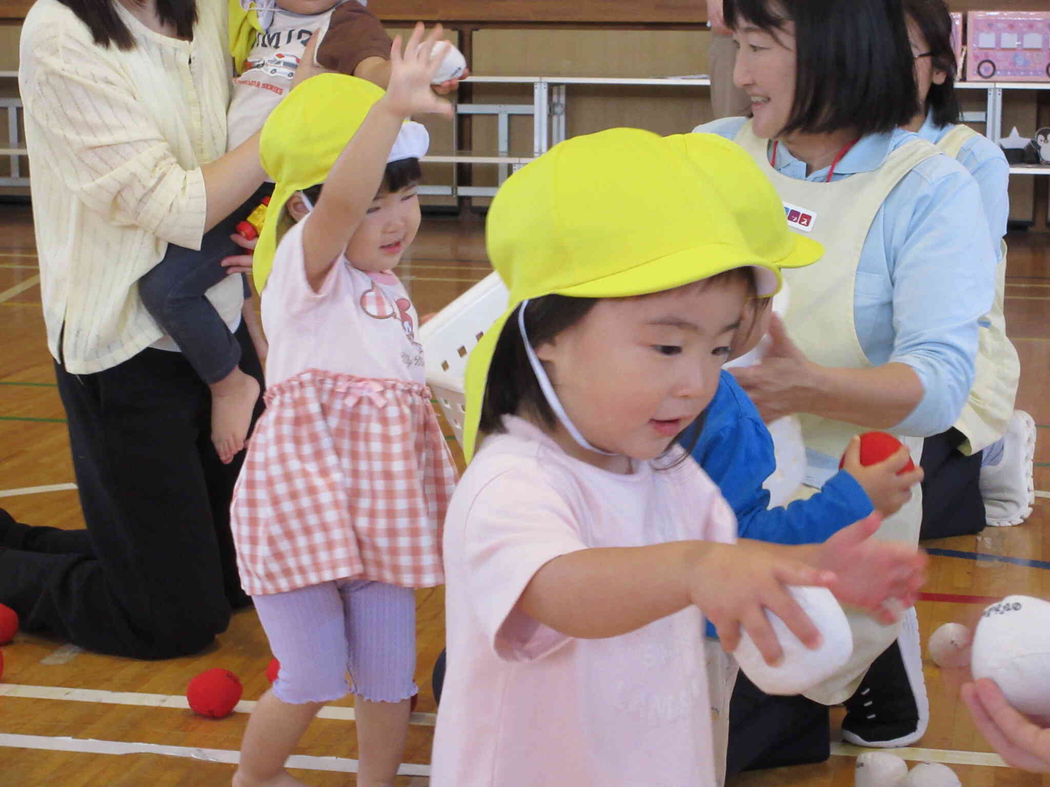 玉入れ競争！