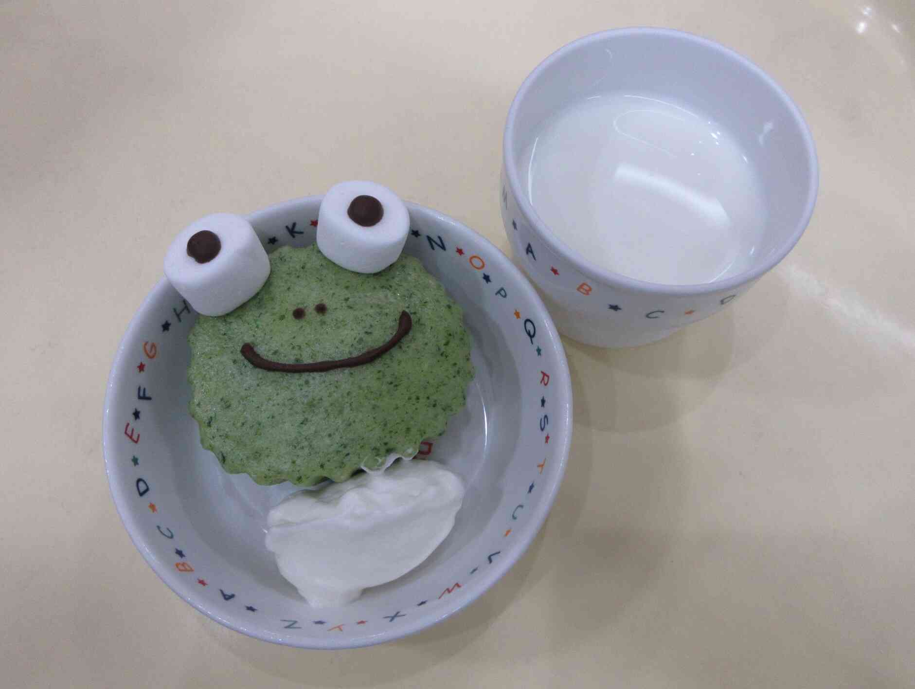かえる蒸しパン