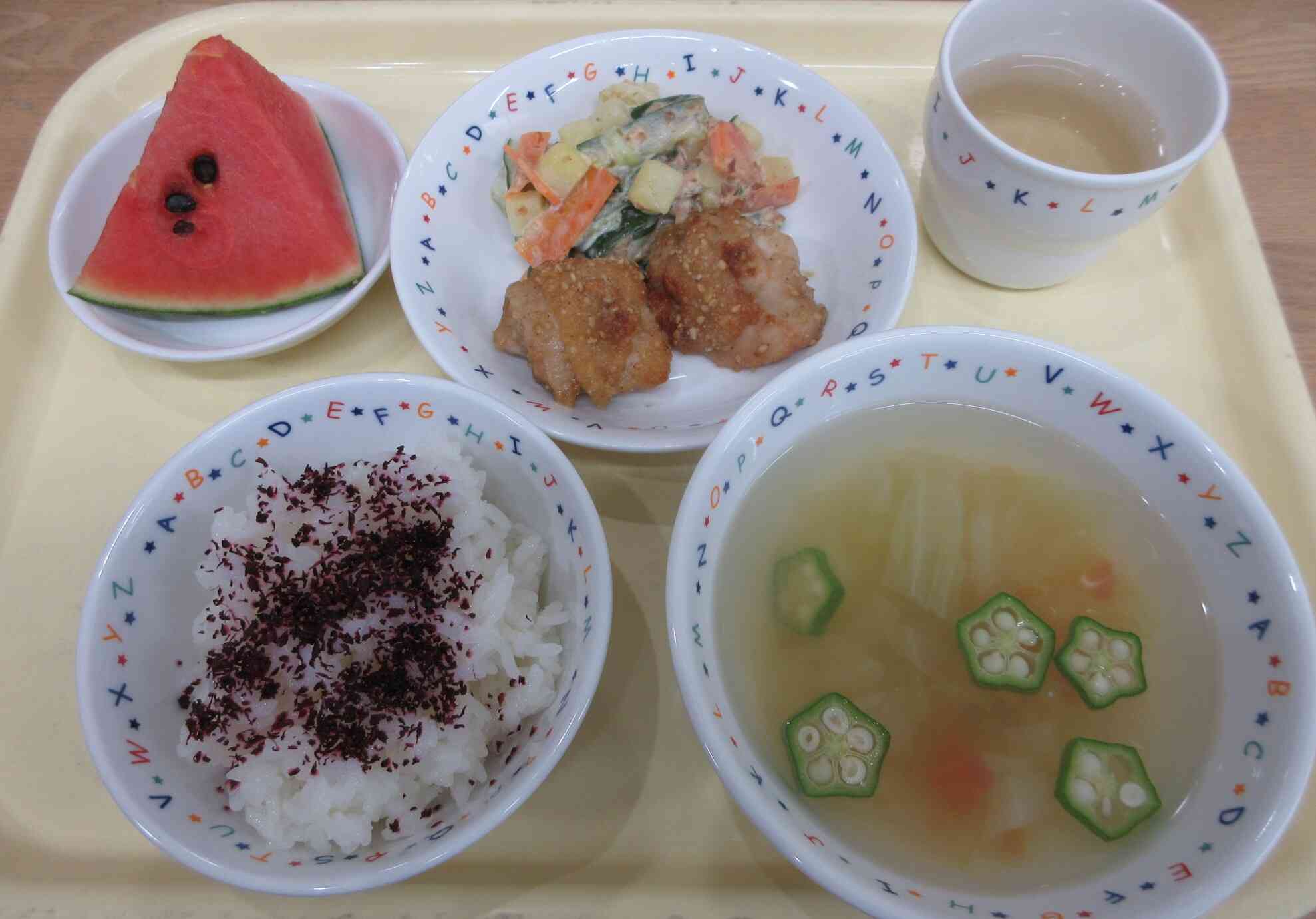 七夕の日給食