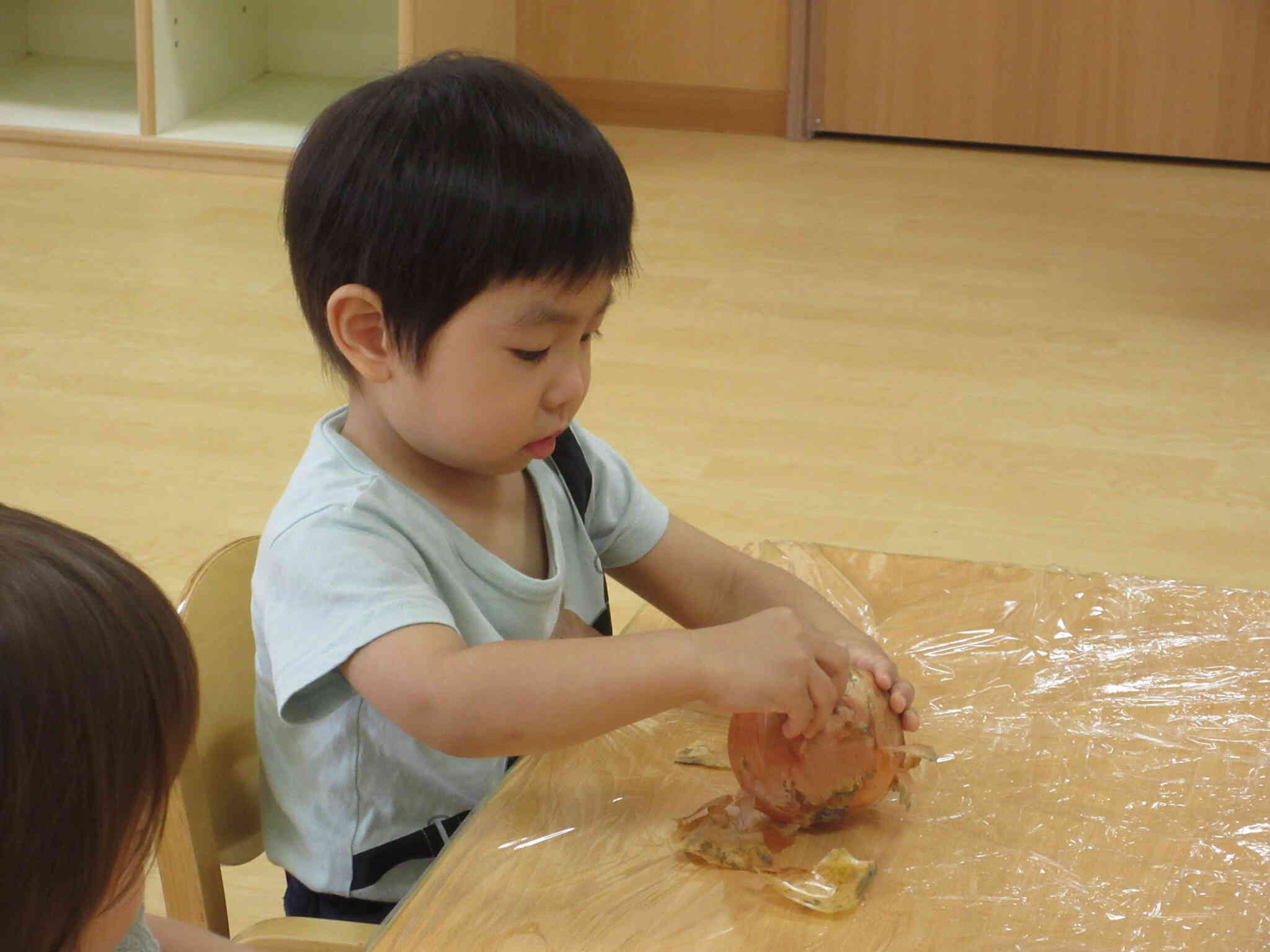 １歳児・あひる組の様子