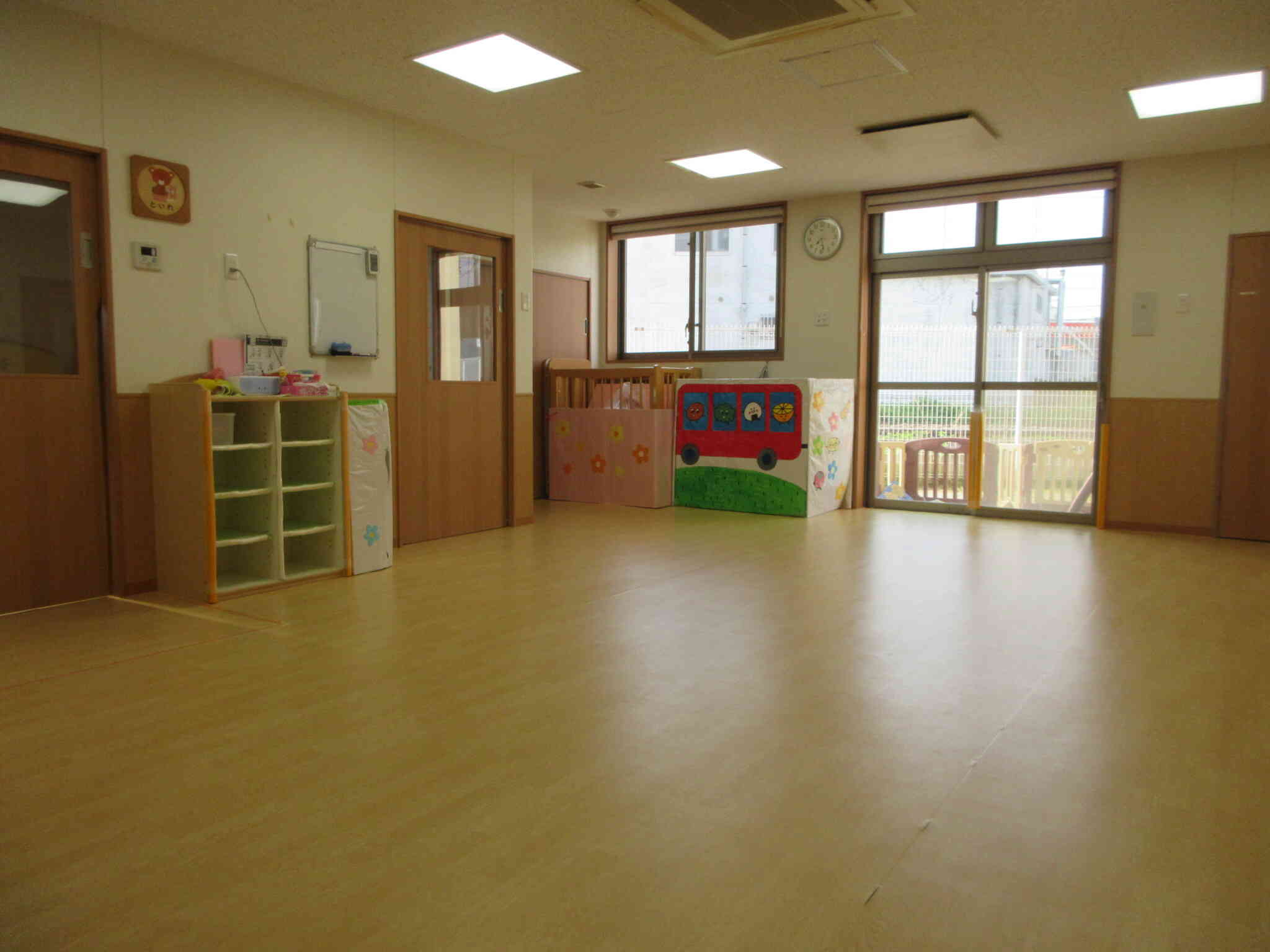 0歳児・ひよこ組の教室です。