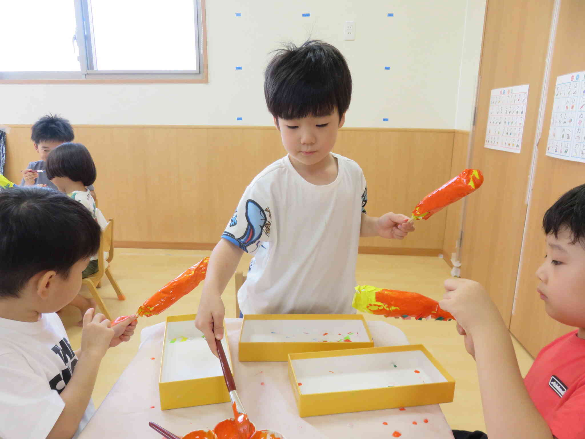 4歳児・ぱんだ組～さかえ祭り準備～