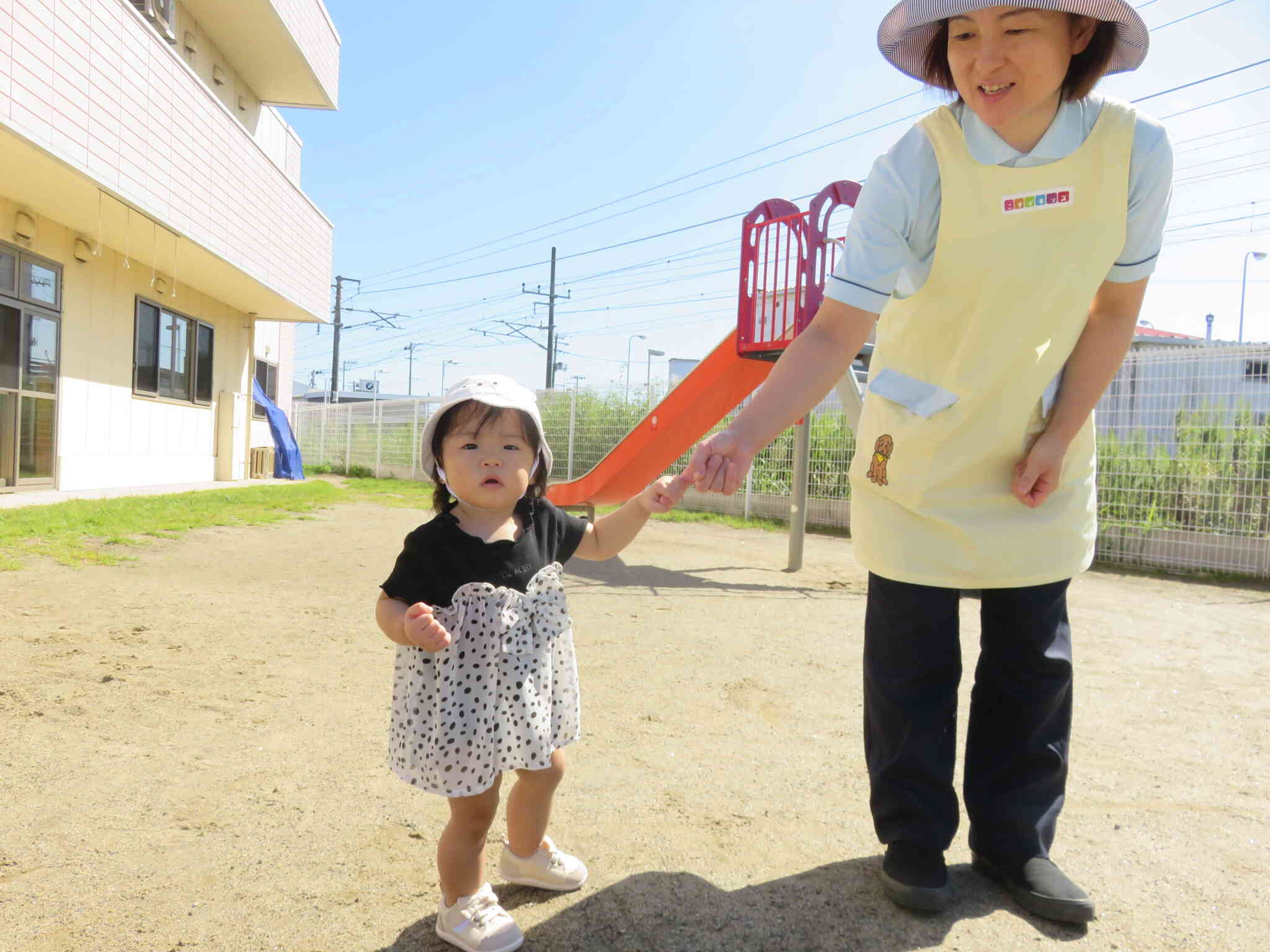 一緒にお散歩。