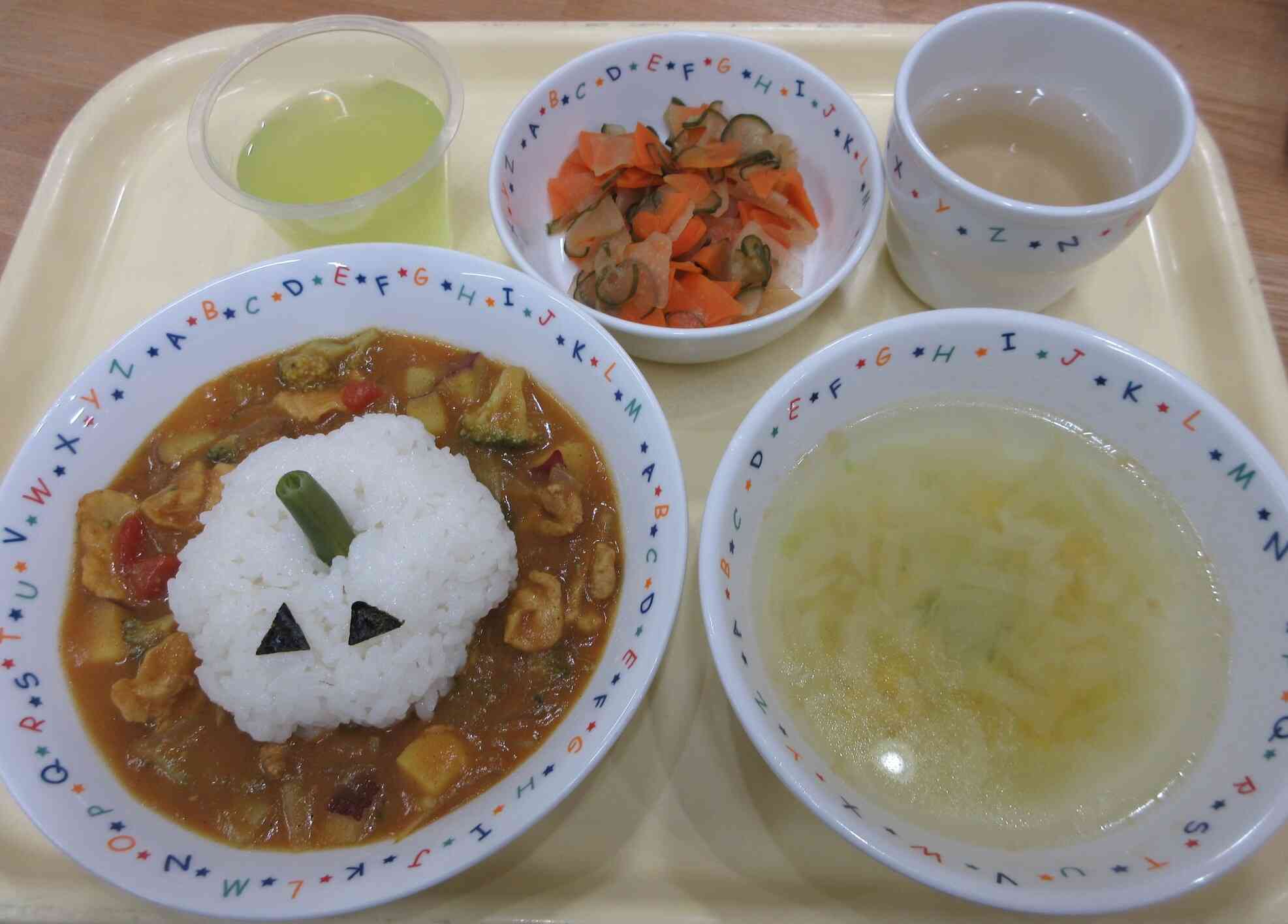 ハロウィン給食