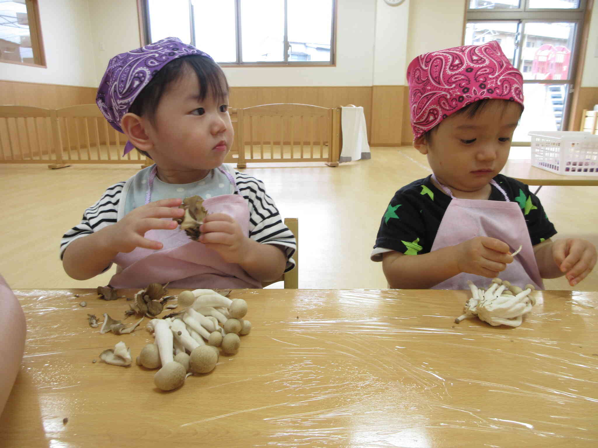 食育活動～１歳児・あひる組～