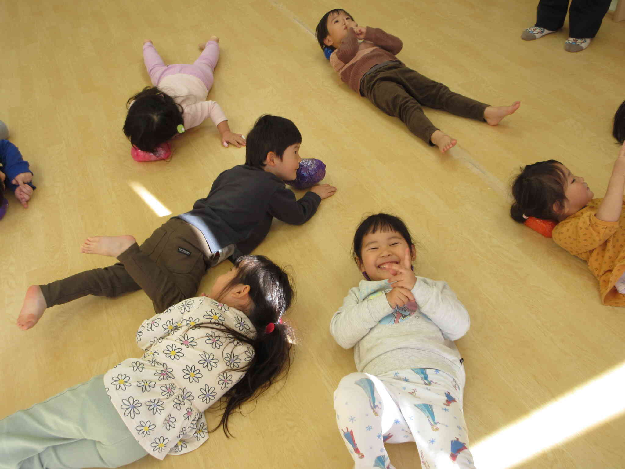 忍法・ゴロゴロの術。