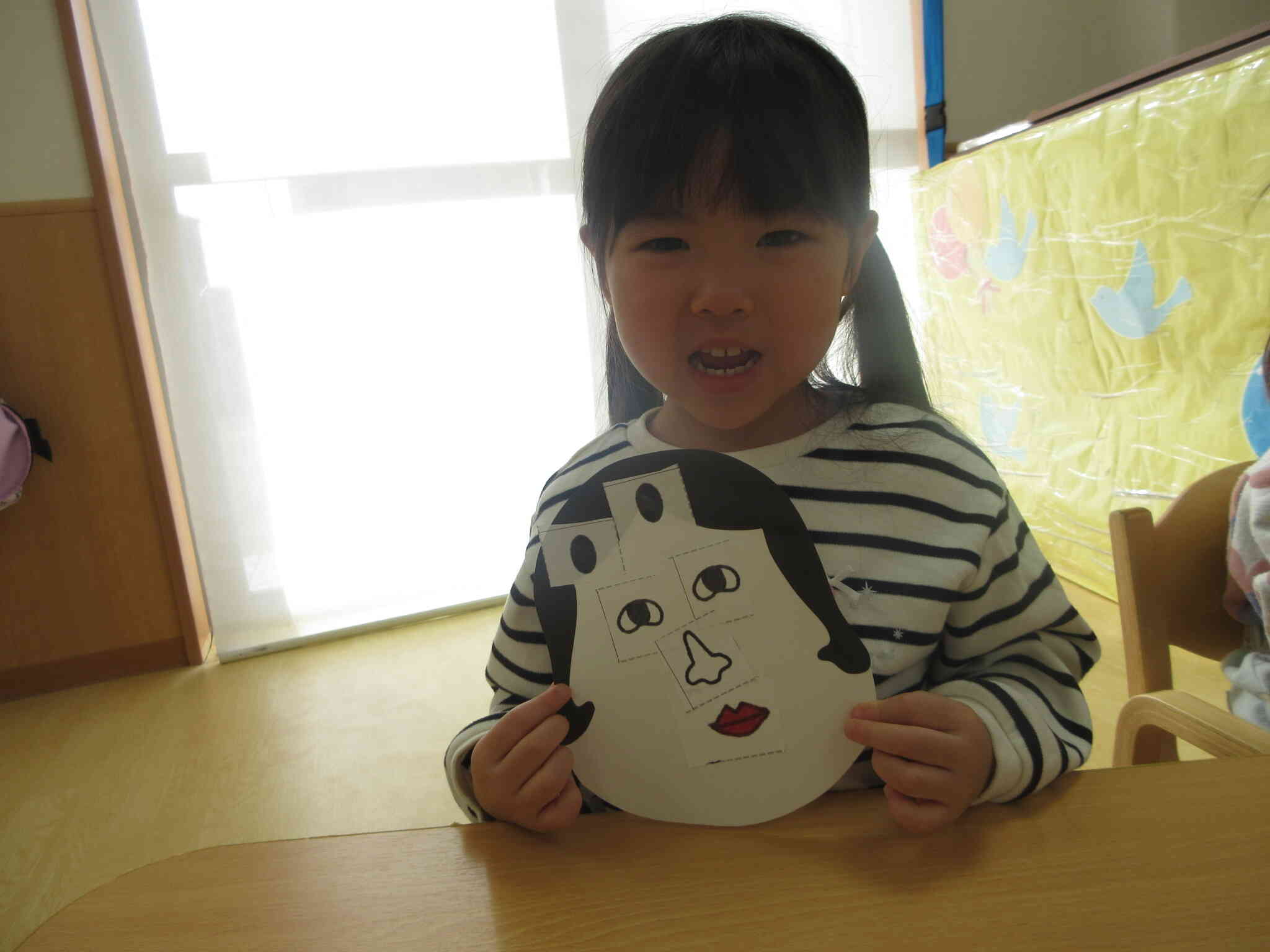 こんな顔になりました。