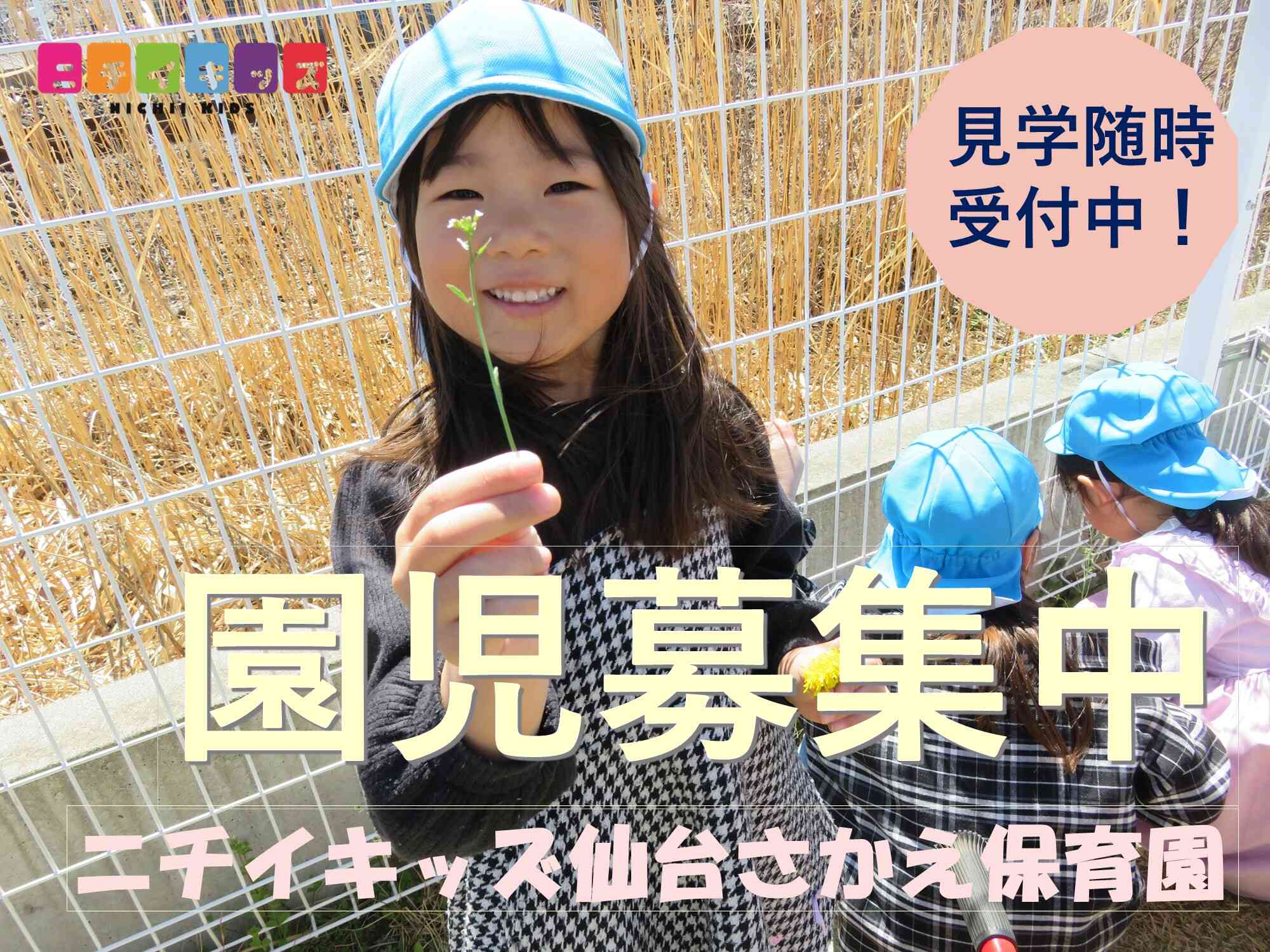 園見学お待ちしております！お申込みはTELまたはホームページにて！！