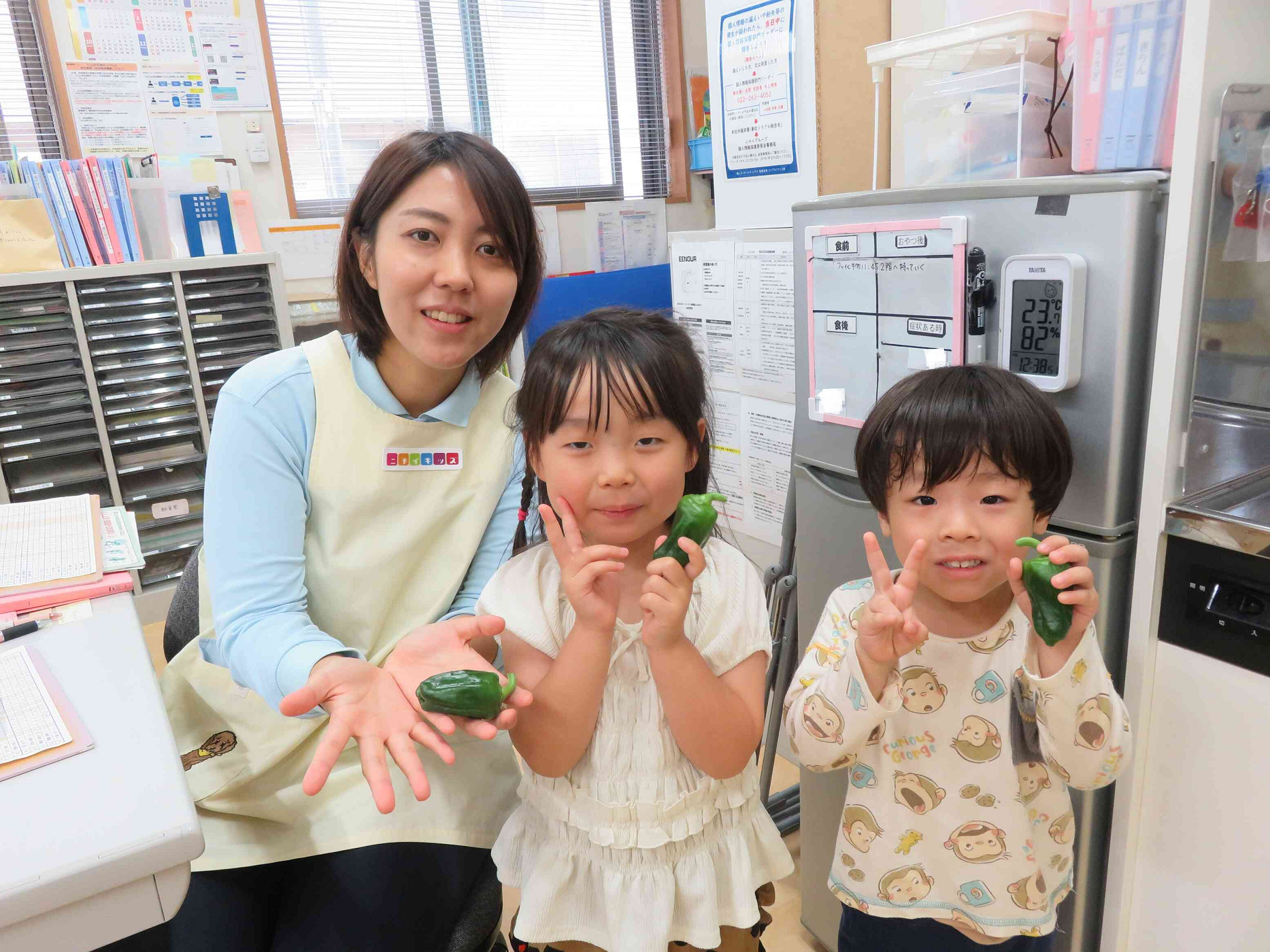 野菜の収穫