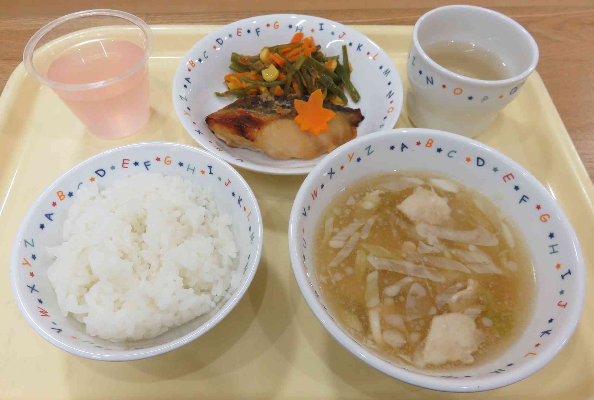 秋の訪れ給食