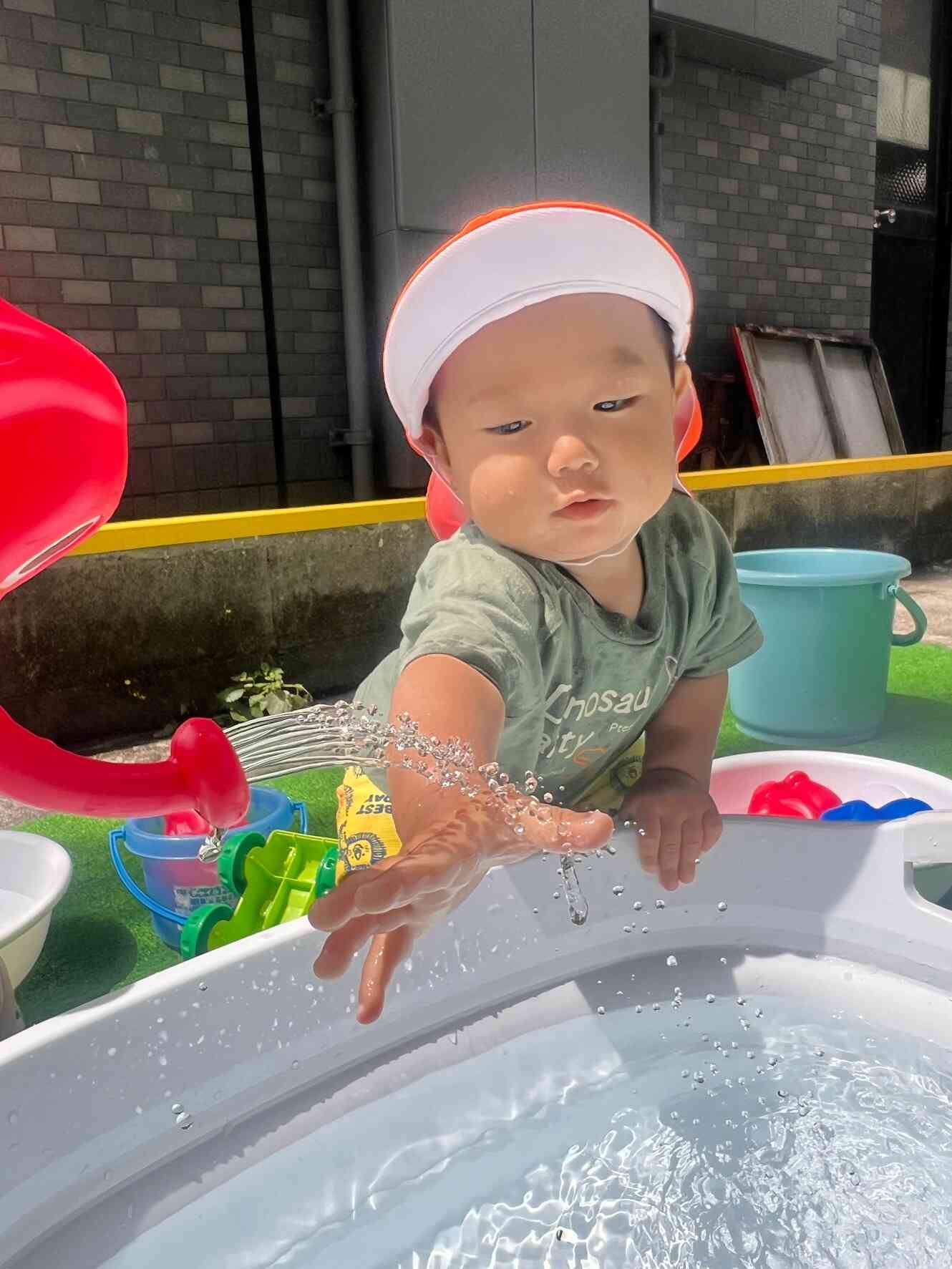 お水キラキラ気持ち良い。