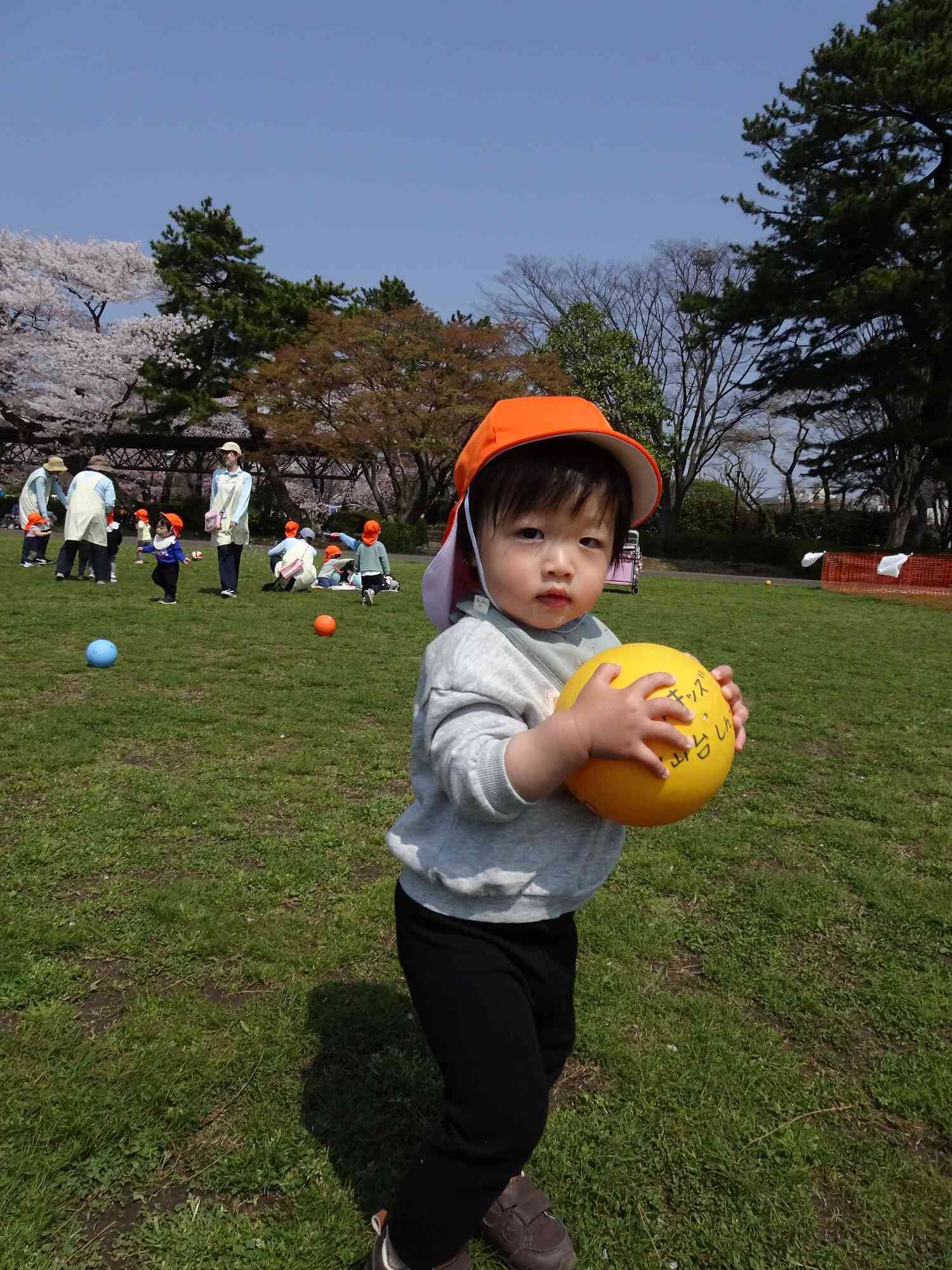 ボール遊びも楽しいな
