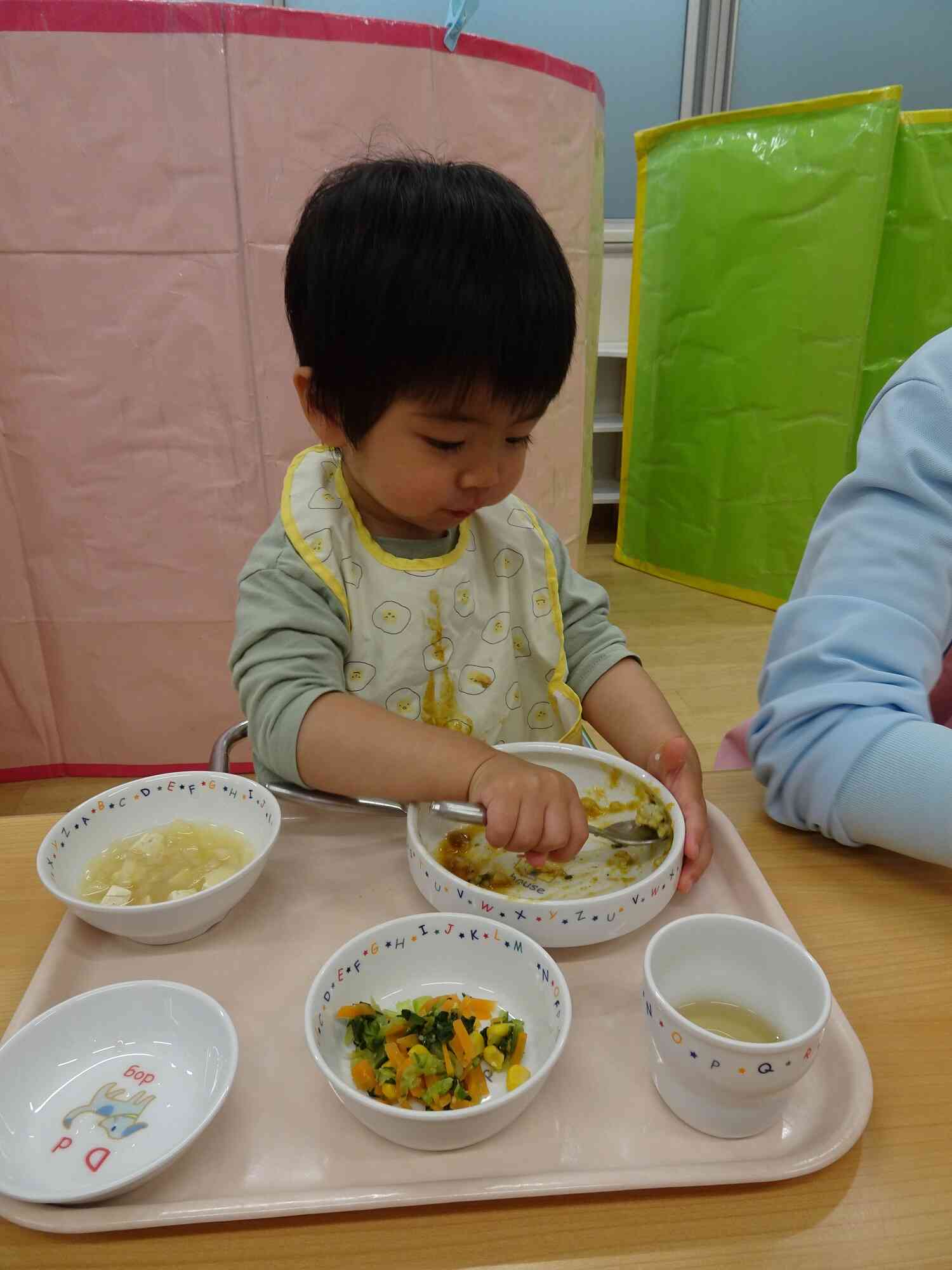 災害時の給食を食べてみよう！