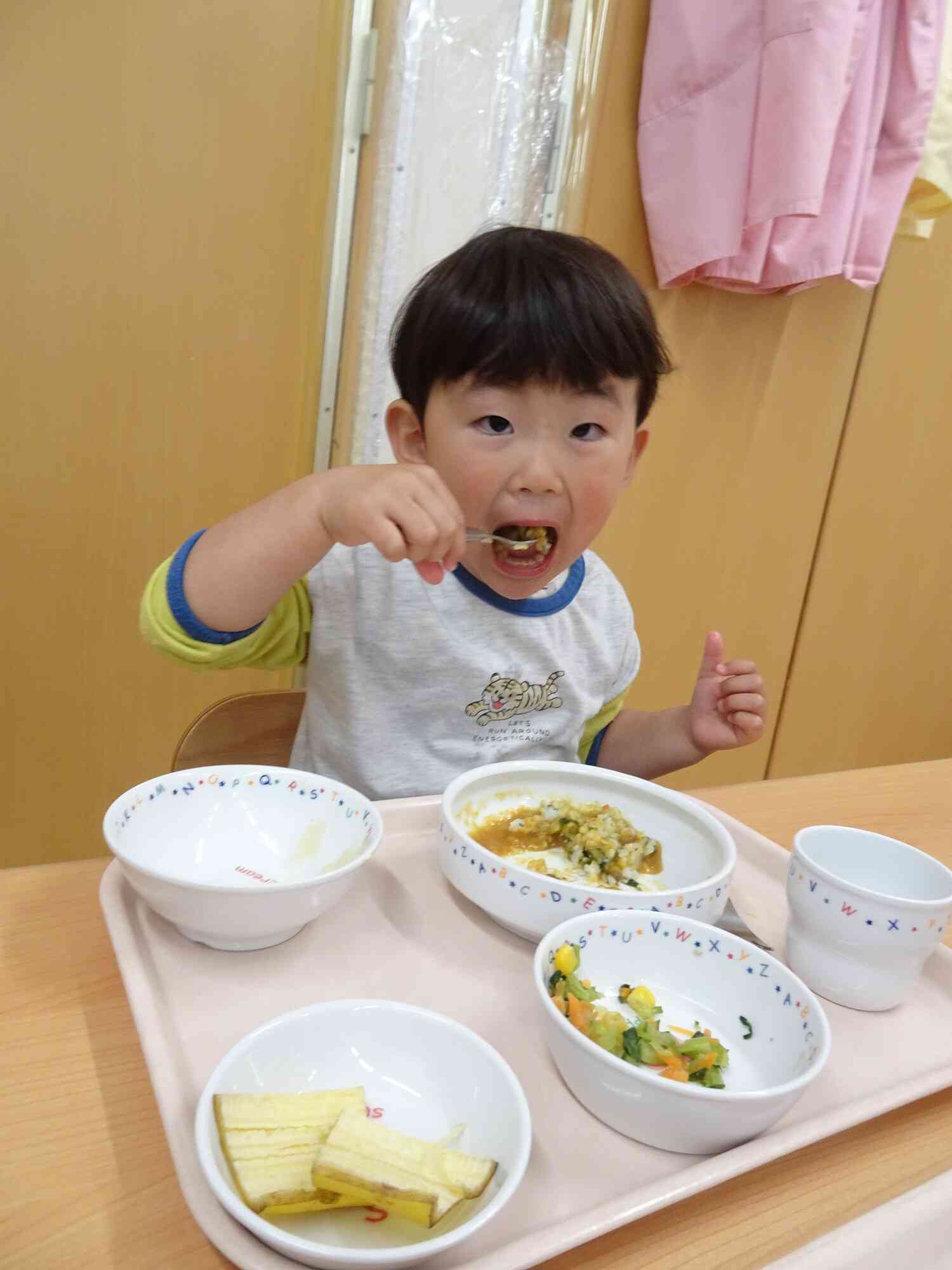大きなお口で！