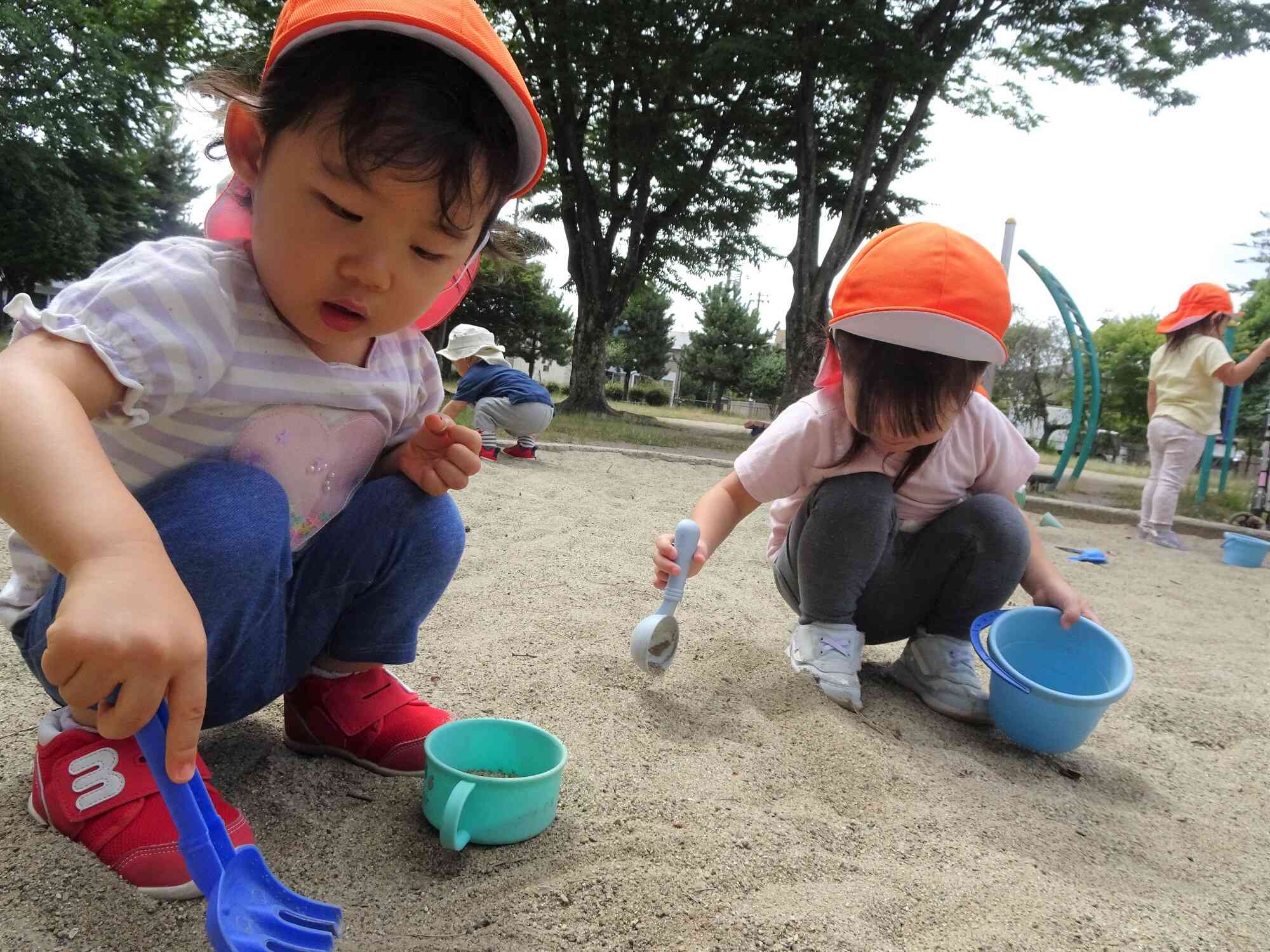 掘って、入れて