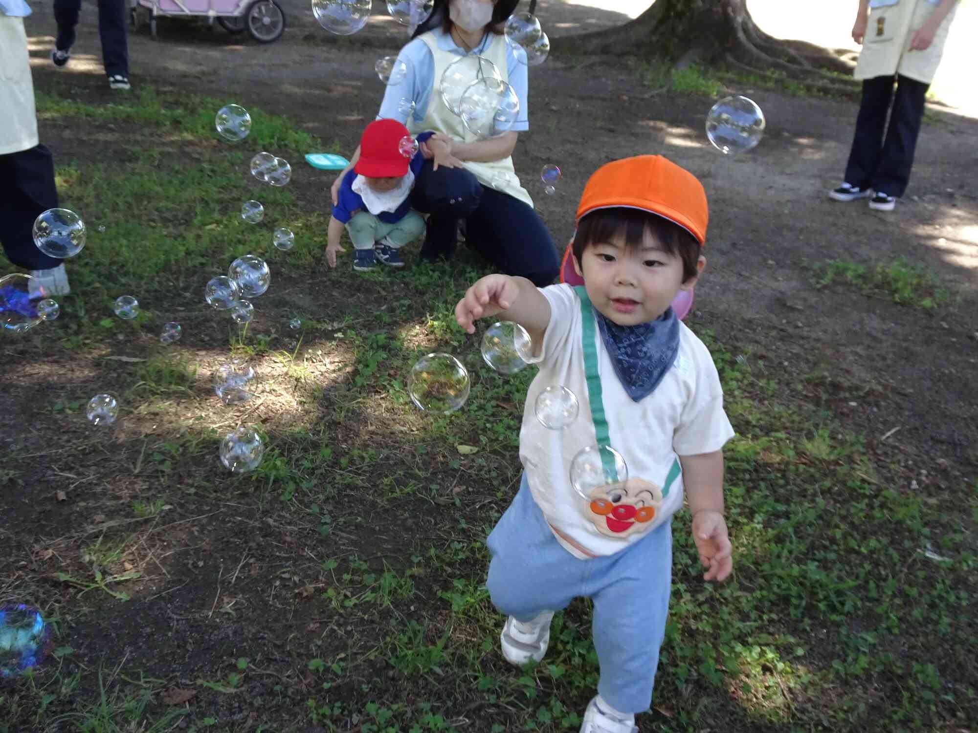 シャボン玉はいつだって大人気