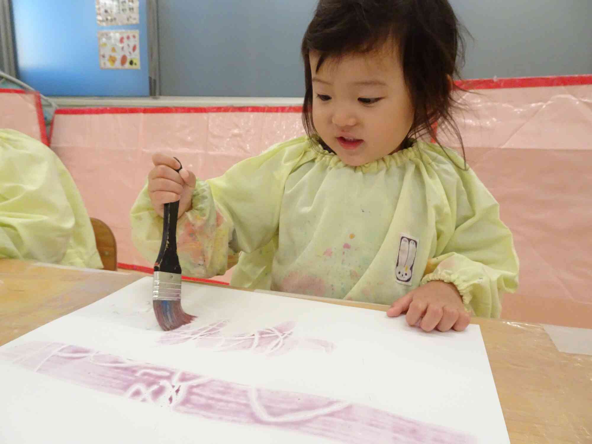 うさぎ組（２歳）製作活動