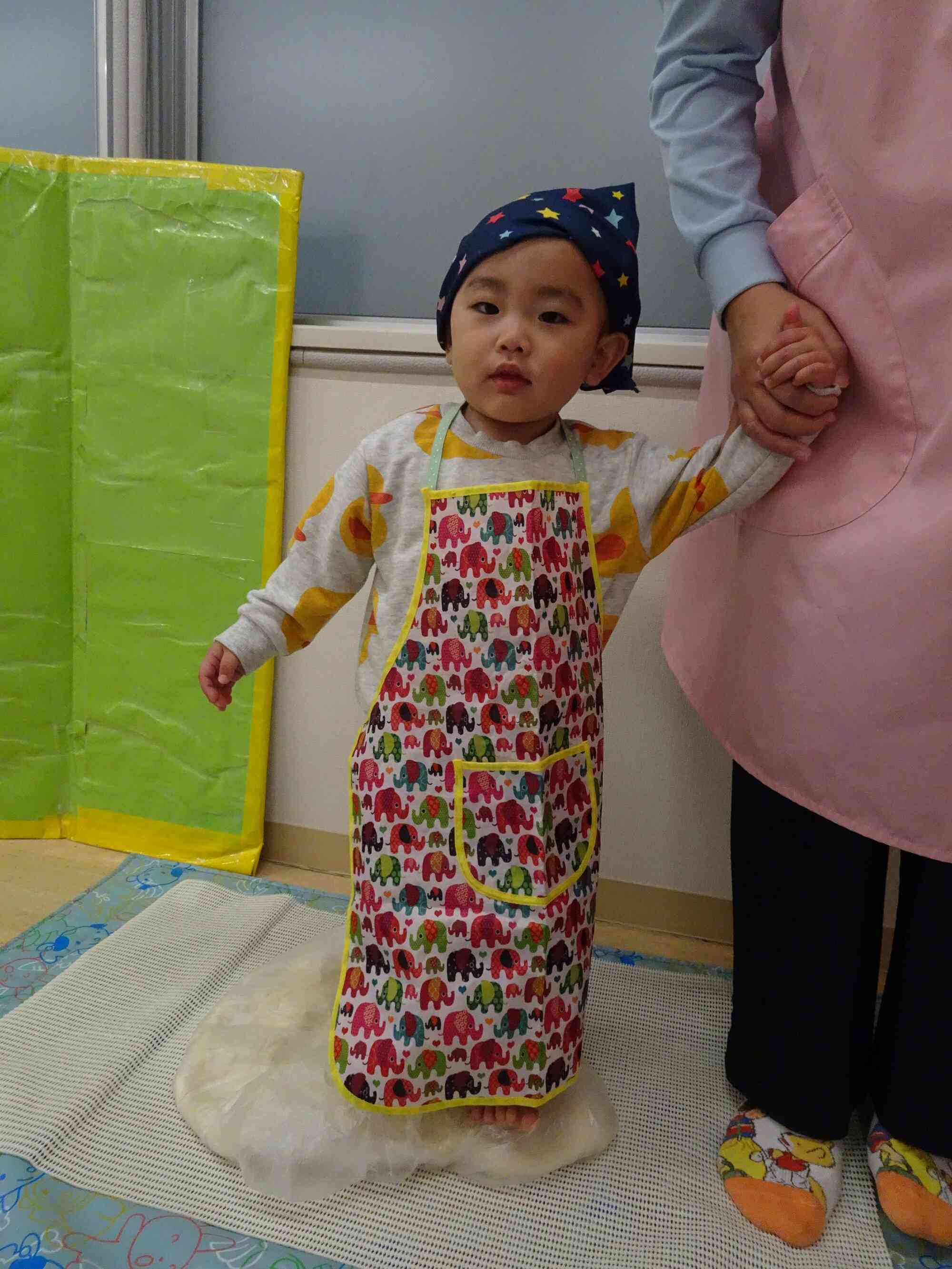 上手にふみふみできたね