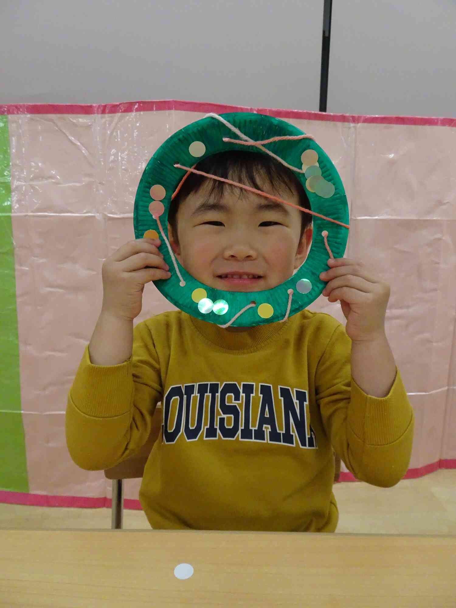 ナイスポーズで「できたよ～」