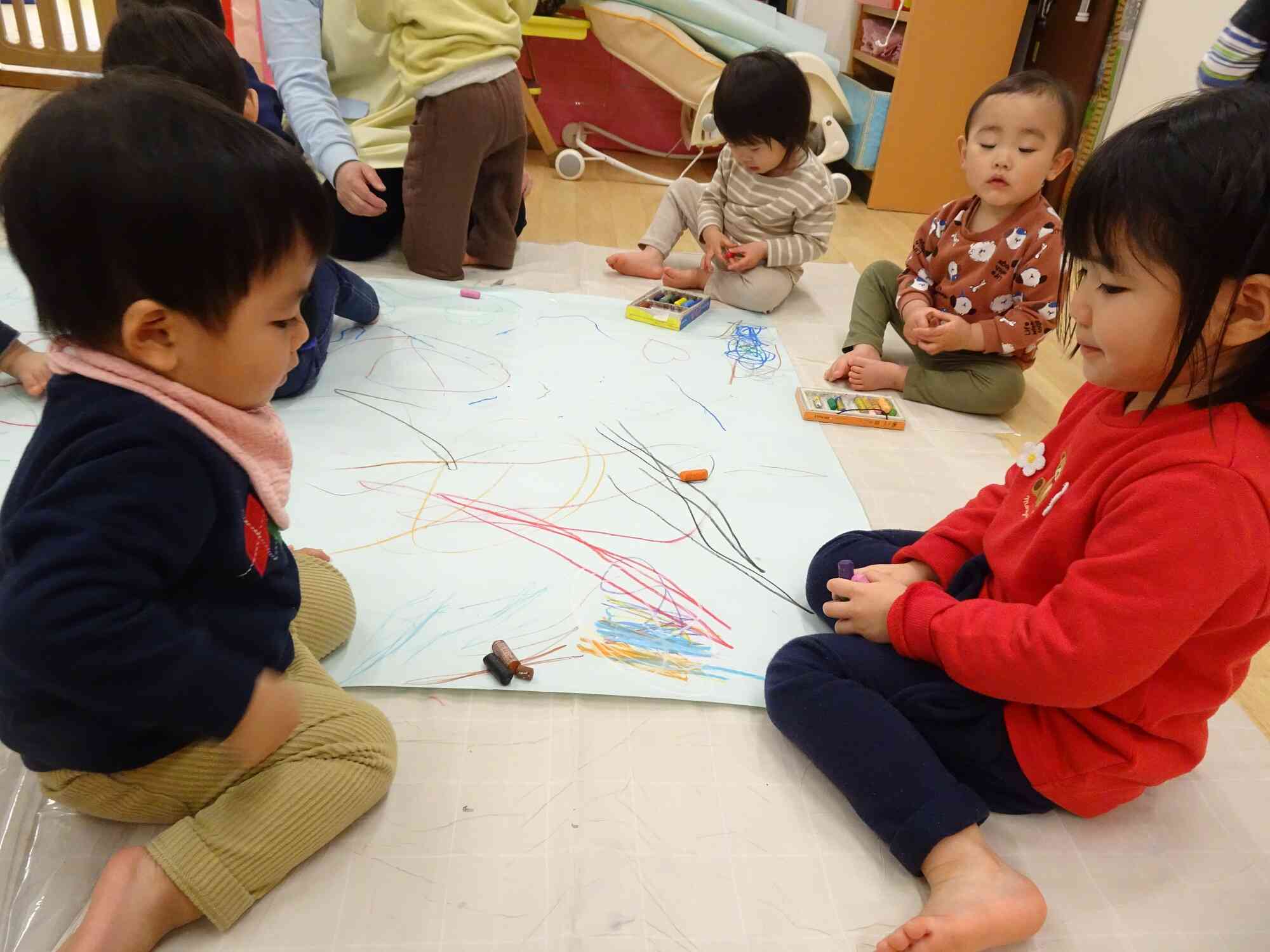 巨大お絵かき＆シール貼り