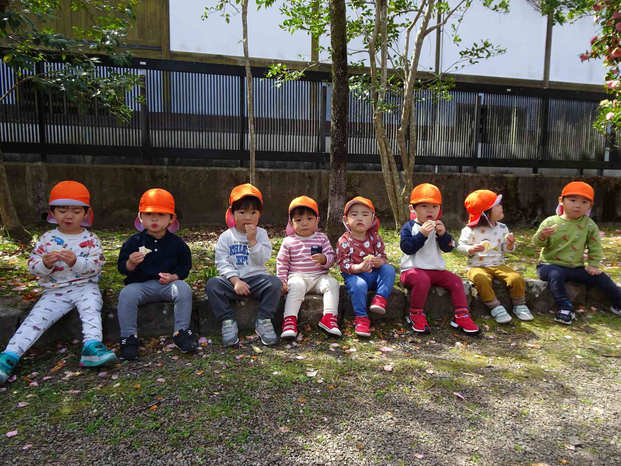 春を満喫しながらおいしいな♪