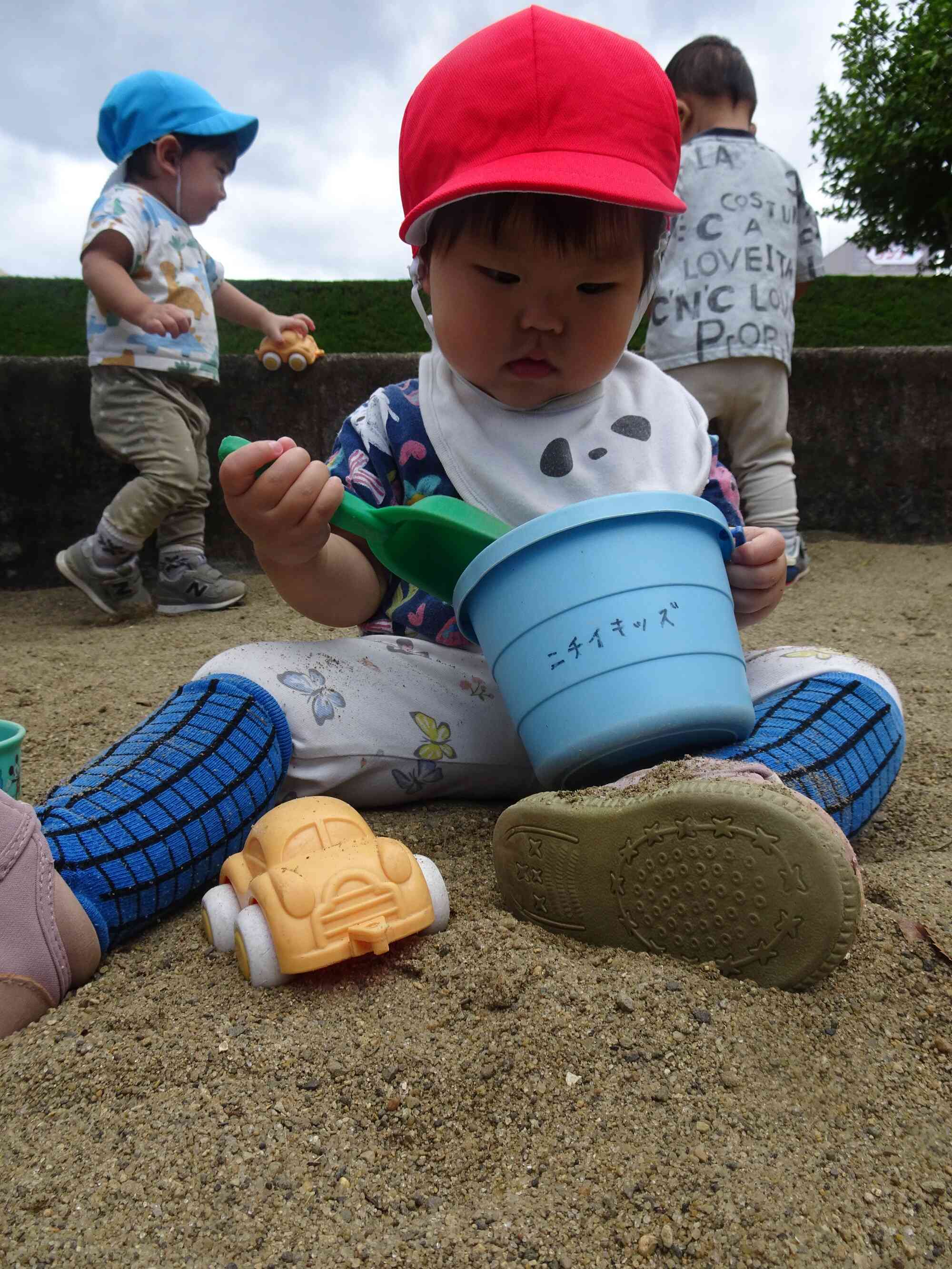 じーっと見つめて・・・