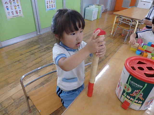 真剣に積み上げています！